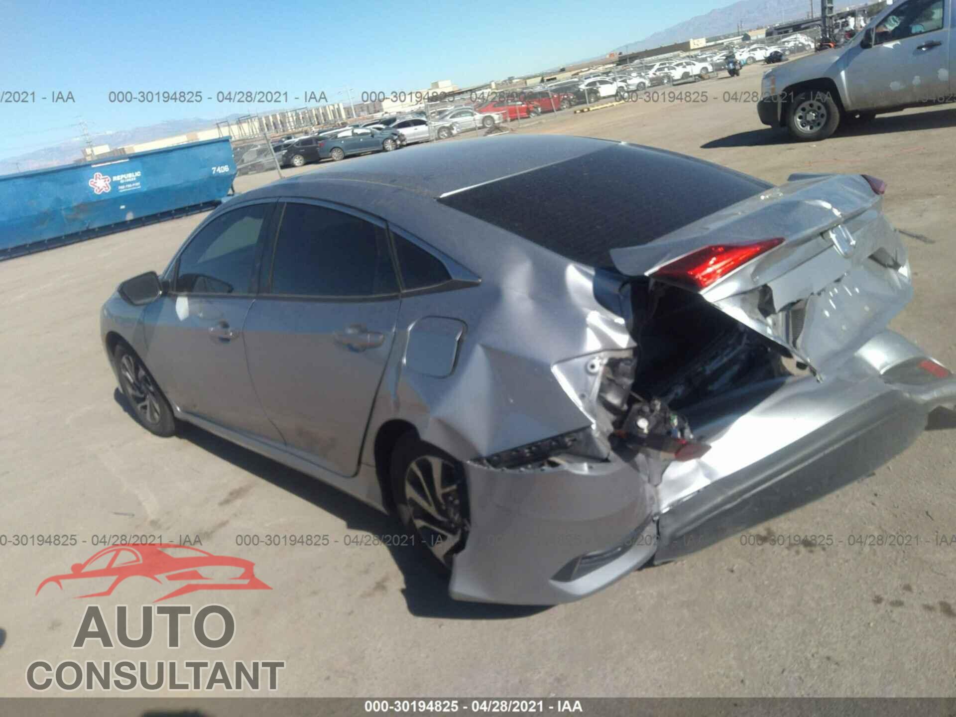 HONDA CIVIC SEDAN 2016 - 19XFC2F72GE098564