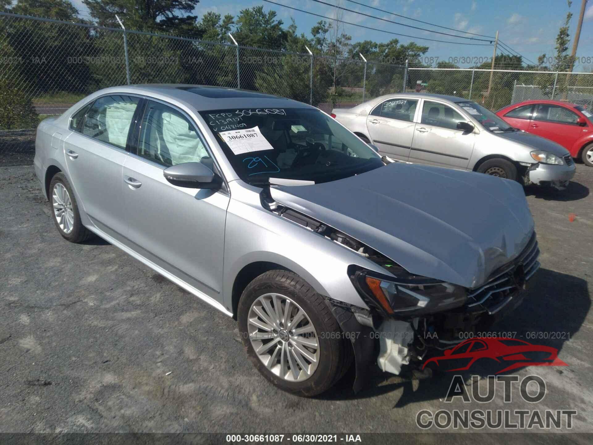 VOLKSWAGEN PASSAT 2016 - 1VWBT7A39GC048409