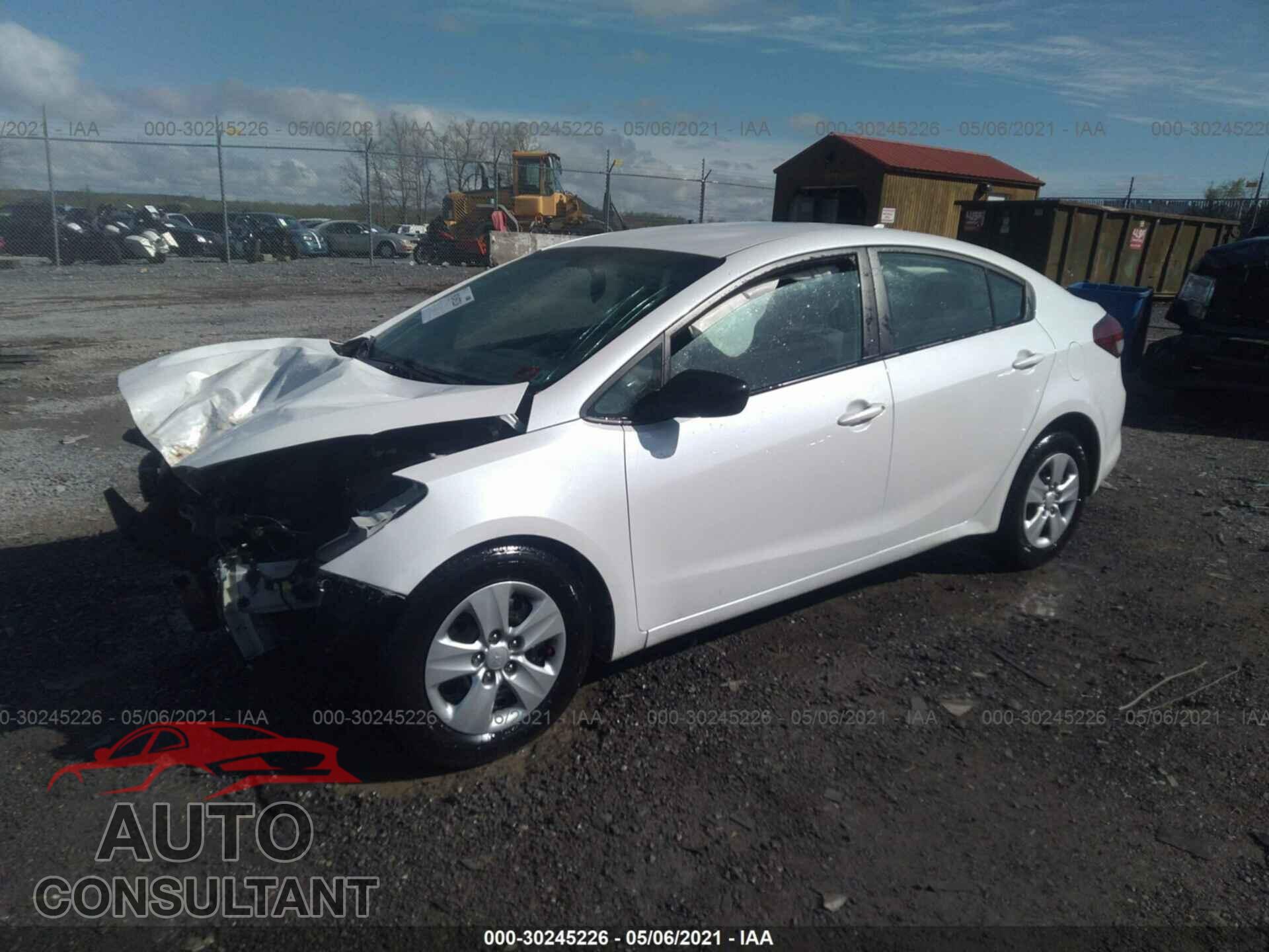 KIA FORTE 2017 - 3KPFL4A70HE147829
