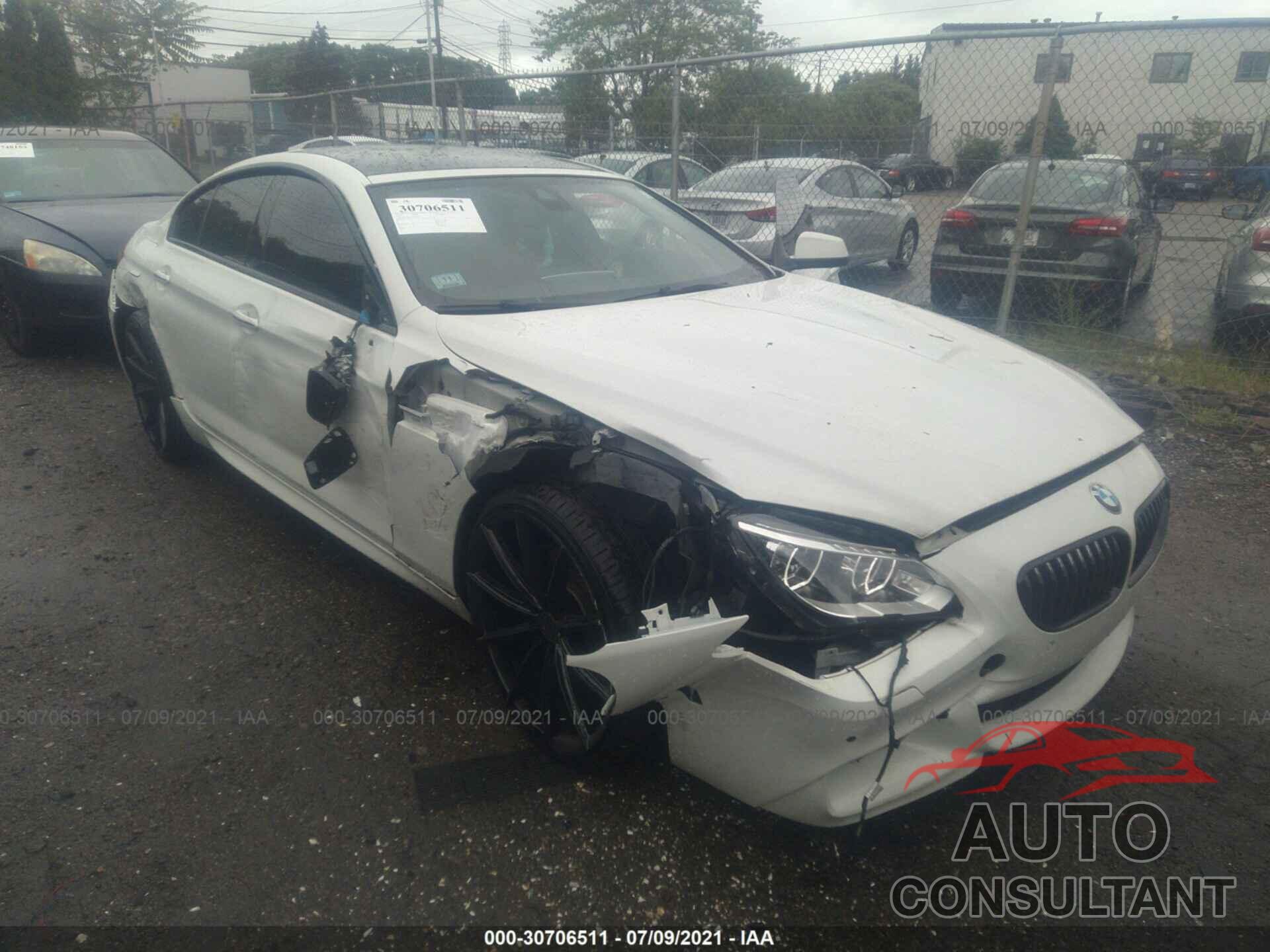 BMW 6 SERIES 2014 - WBA6B4C59ED099305