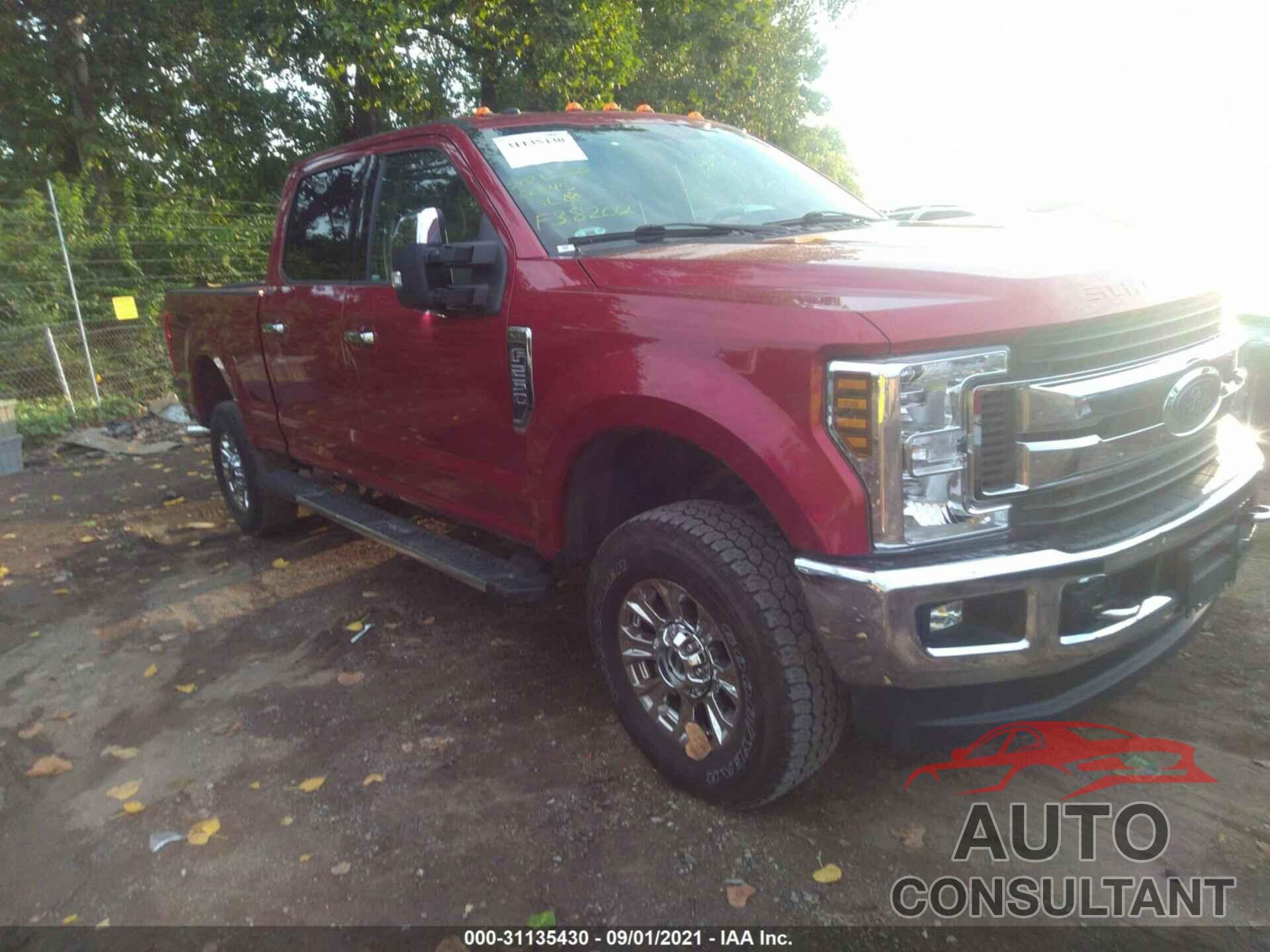 FORD SUPER DUTY F-250 SRW 2019 - 1FT7W2B64KEF38202