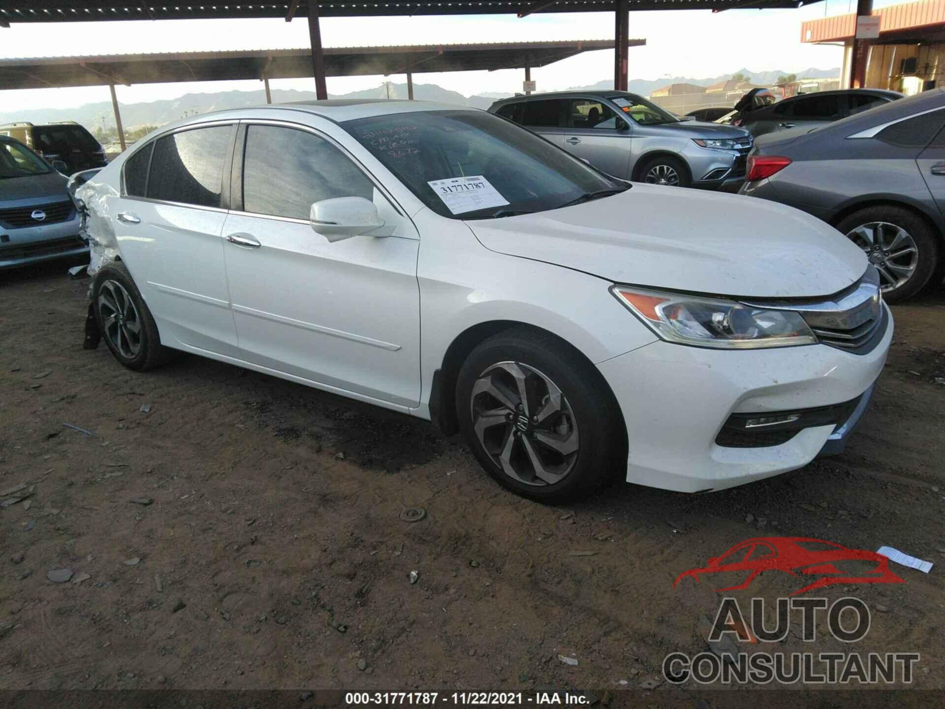 HONDA ACCORD SEDAN 2016 - 1HGCR2F96GA168672