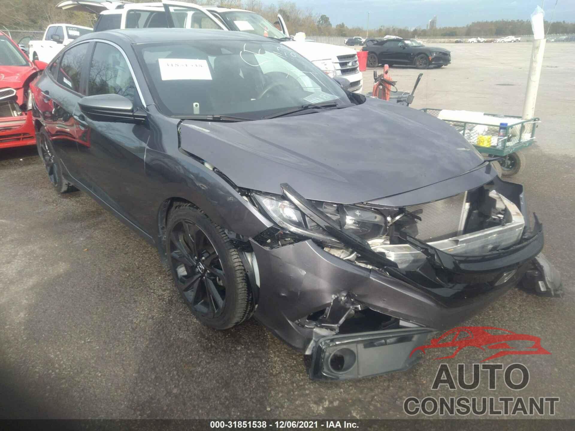 HONDA CIVIC SEDAN 2020 - 19XFC2F84LE026462