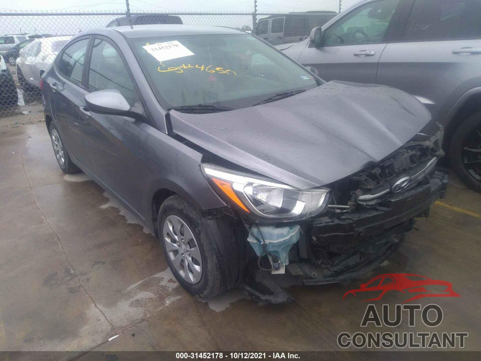 HYUNDAI ACCENT 2017 - KMHCT4AE6HU200578