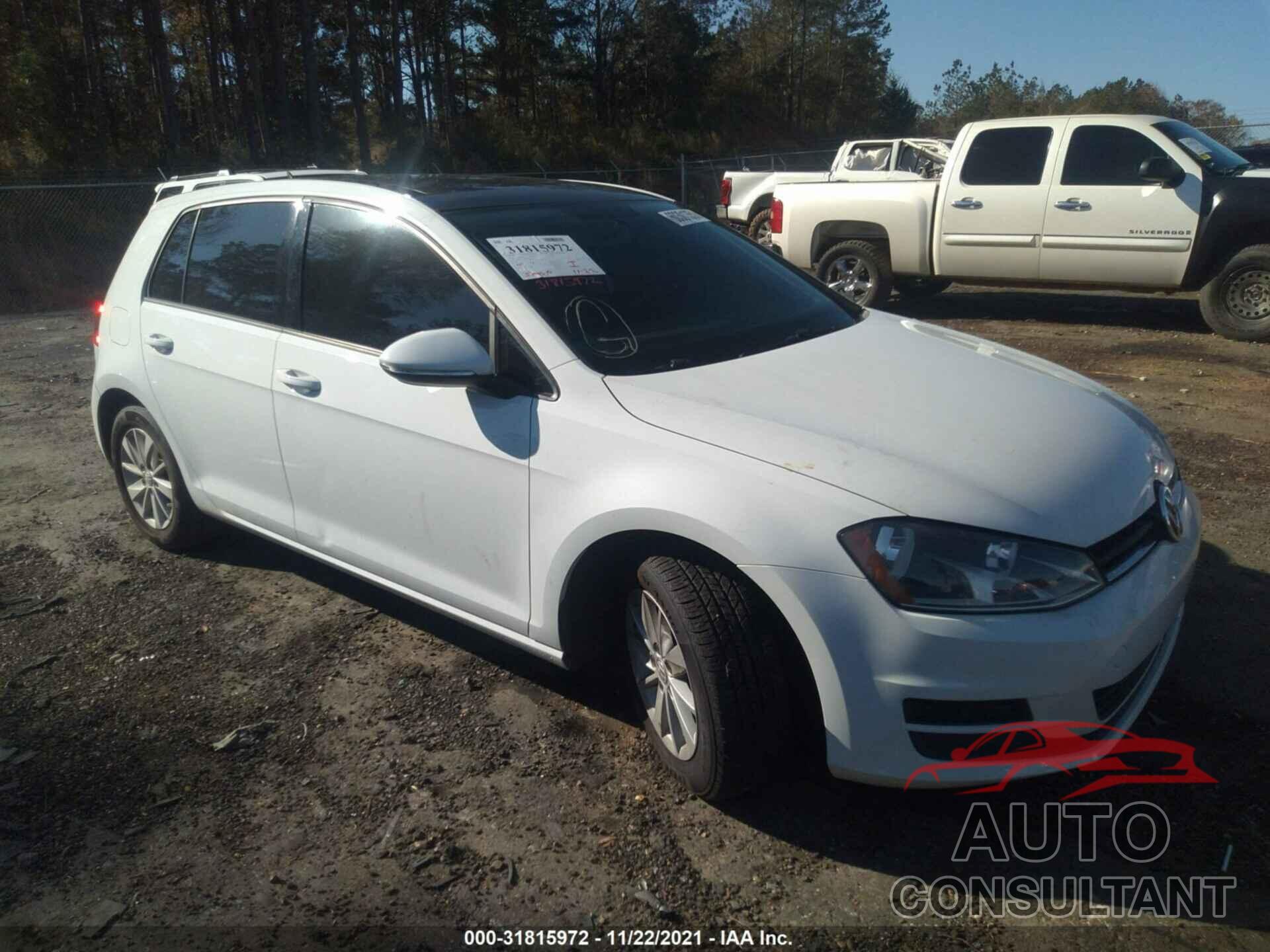 VOLKSWAGEN GOLF 2016 - 3VW217AU4GM032891