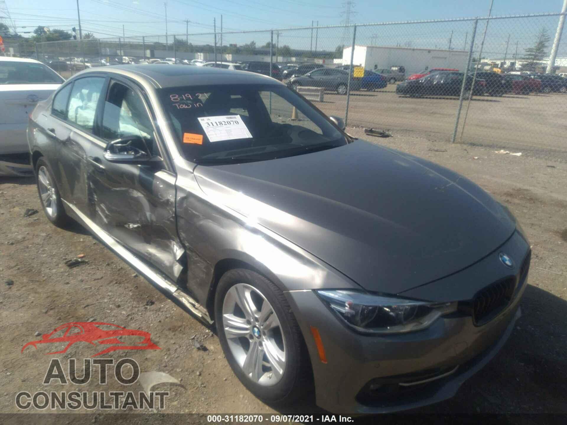 BMW 3 SERIES 2016 - WBA8E3G54GNU03853