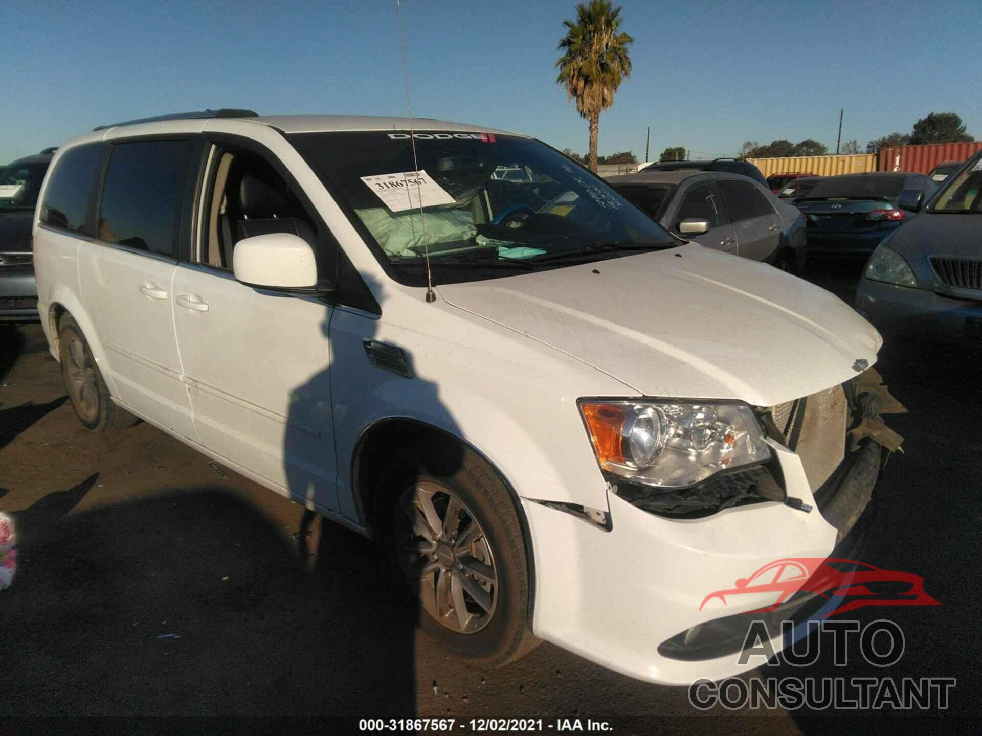 DODGE GRAND CARAVAN 2017 - 2C4RDGCG1HR814995