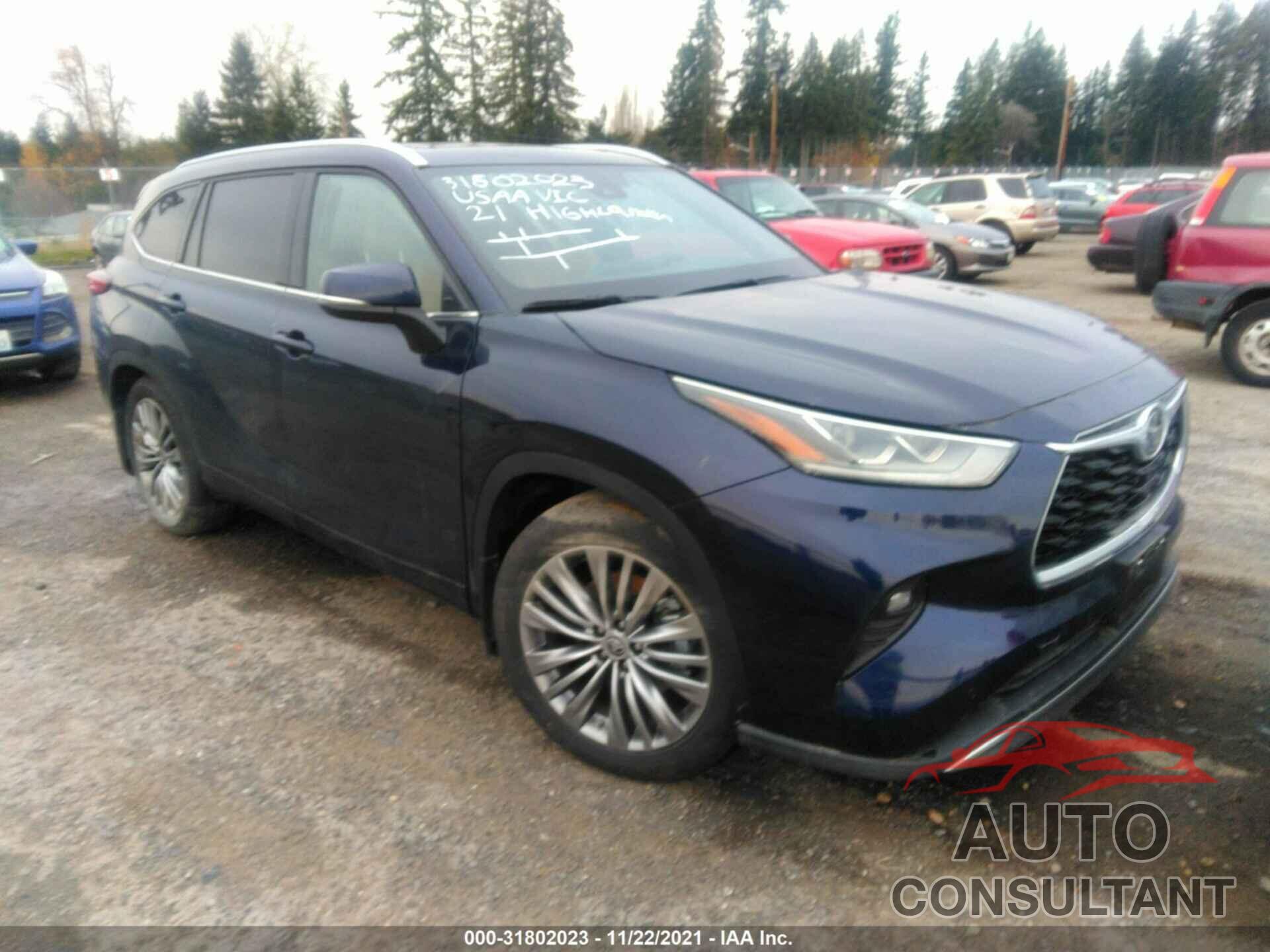 TOYOTA HIGHLANDER 2021 - 5TDFZRBH5MS107832