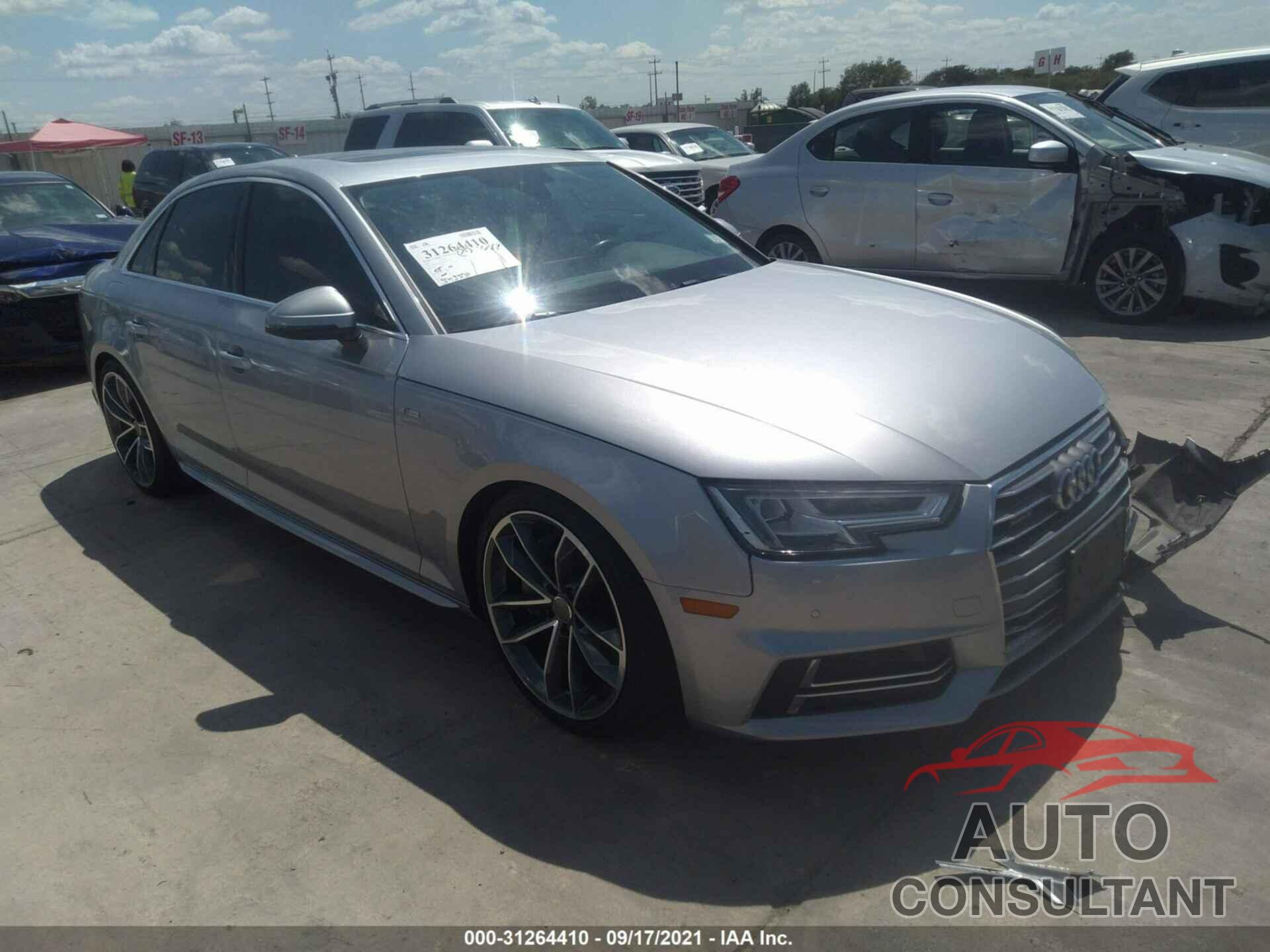 AUDI A4 2017 - WAUENAF44HN000697