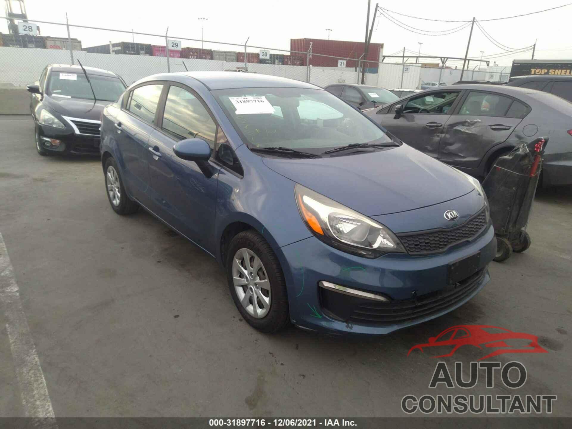 KIA RIO 2016 - KNADM4A38G6676092