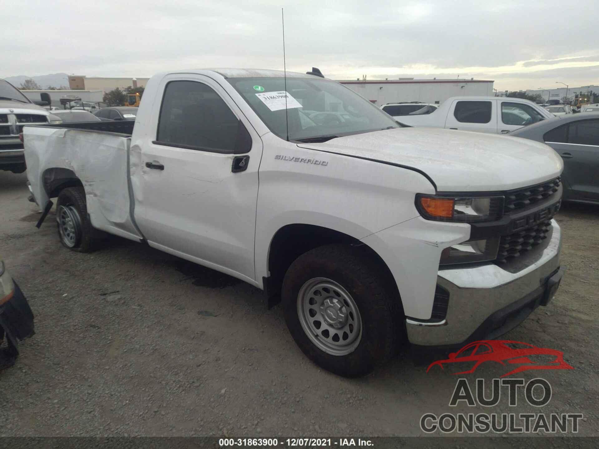 CHEVROLET SILVERADO 1500 2021 - 3GCNWAEK7MG361179