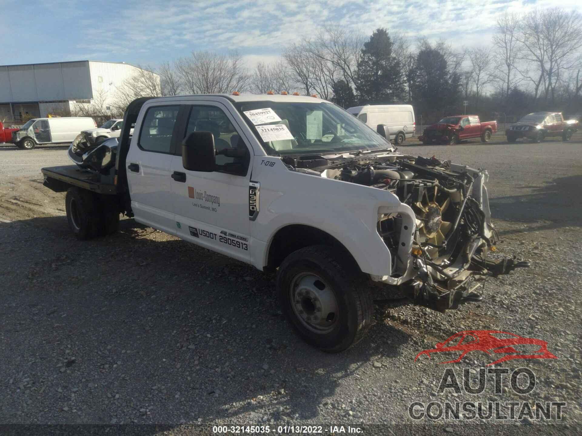 FORD SUPER DUTY F-350 DRW 2019 - 1FD8W3GT1KEE53399