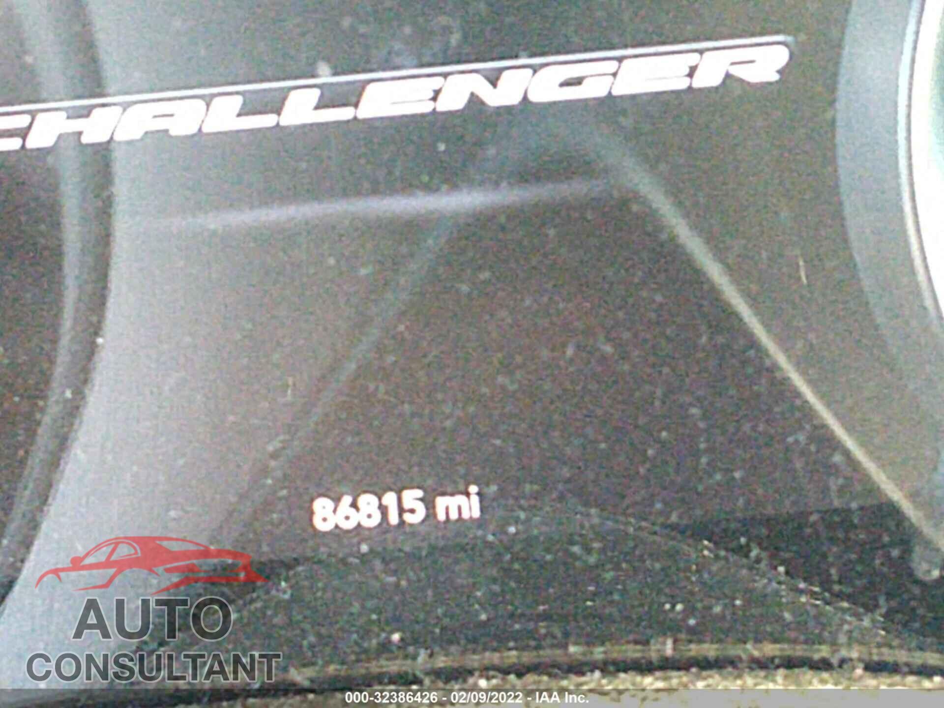 DODGE CHALLENGER 2017 - 2C3CDZAG9HH607799