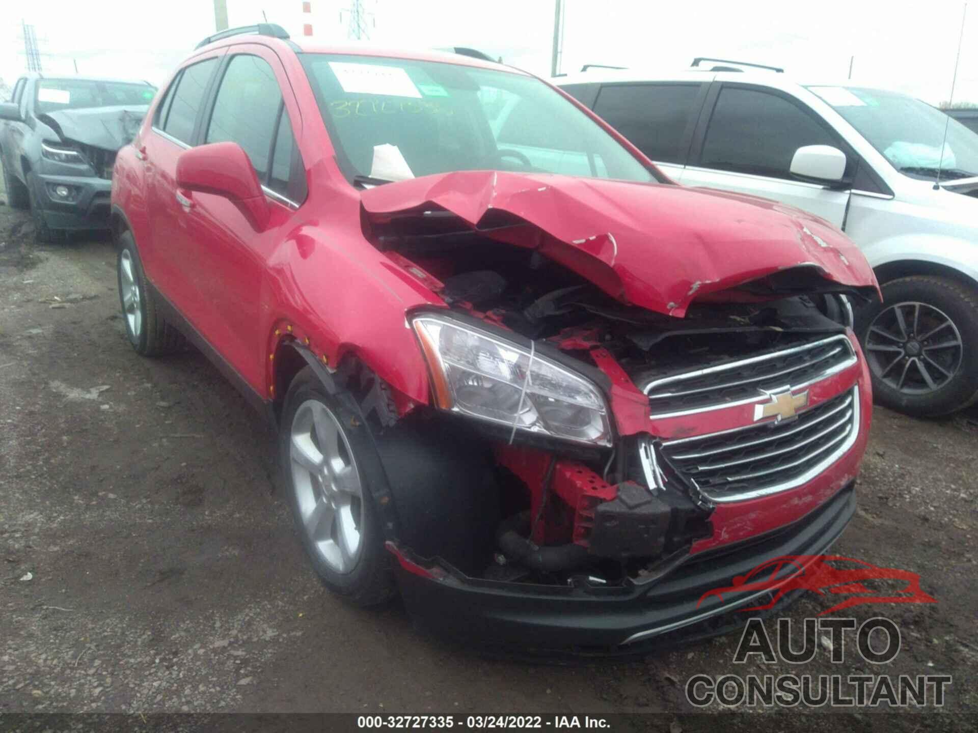 CHEVROLET TRAX 2016 - KL7CJMSB8GB659889