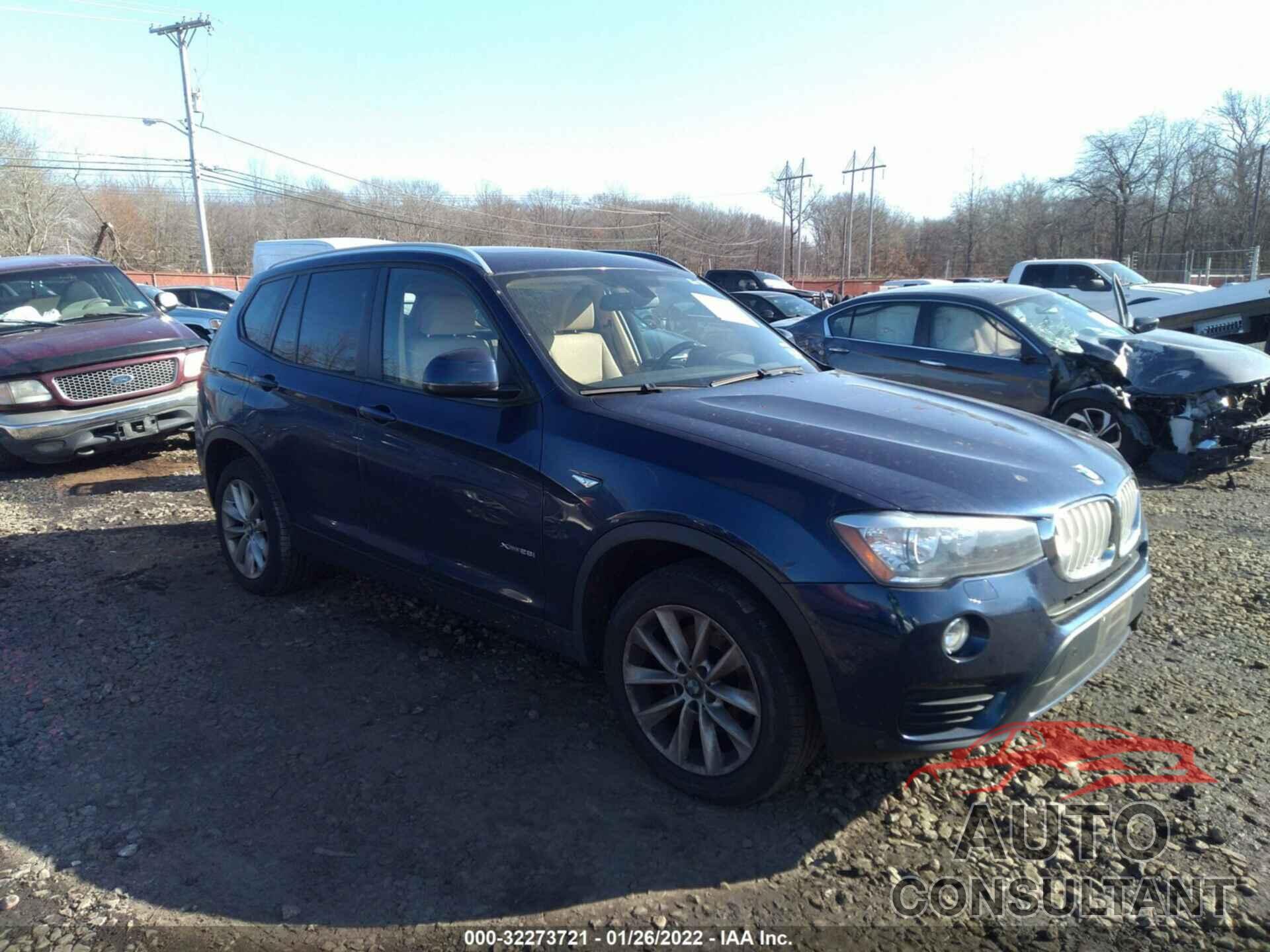 BMW X3 2016 - 5UXWX9C54G0D67545