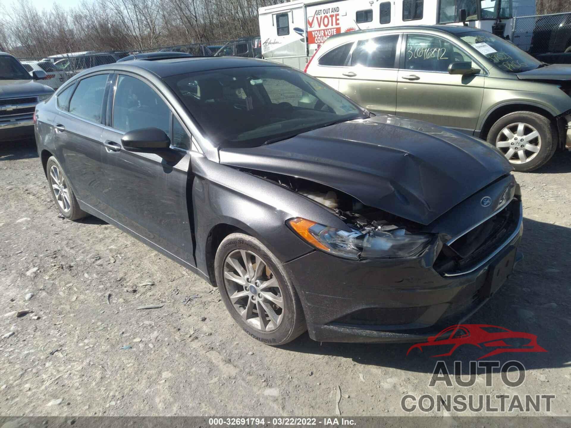 FORD FUSION 2017 - 3FA6P0HD7HR173609