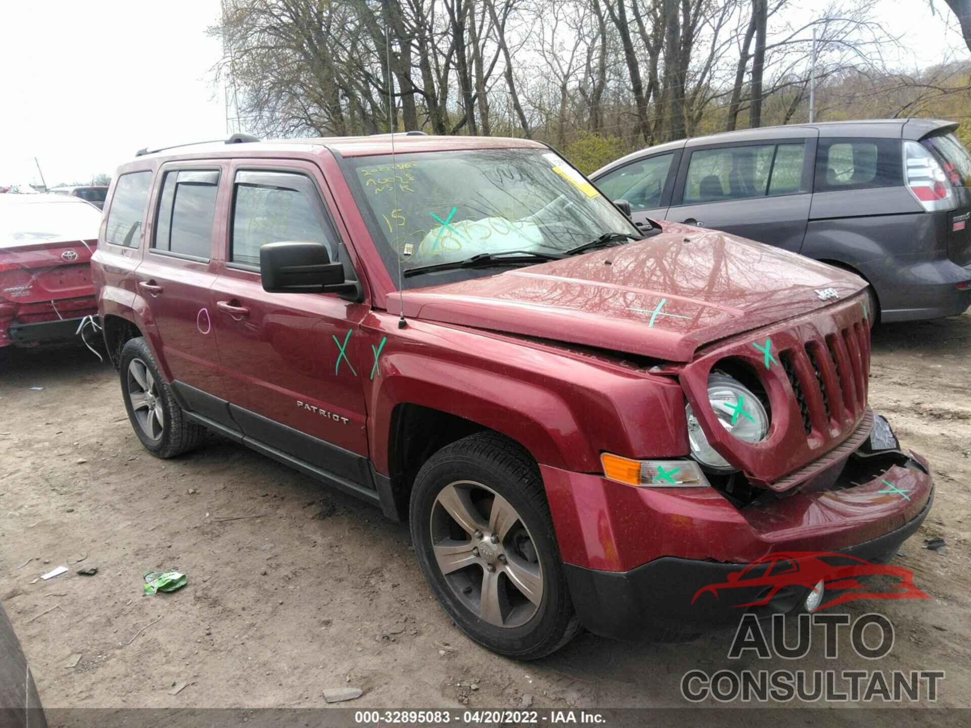 JEEP PATRIOT 2017 - 1C4NJRFB3HD155713