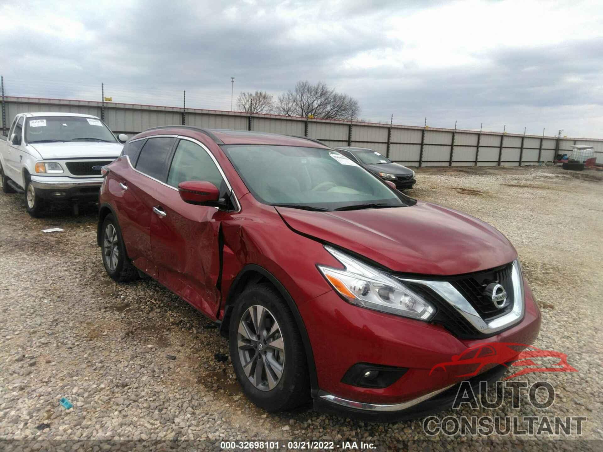 NISSAN MURANO 2016 - 5N1AZ2MG5GN160364