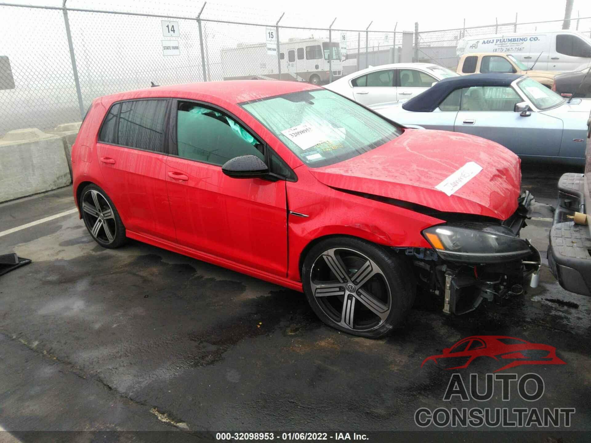 VOLKSWAGEN GOLF R 2016 - WVWUF7AU6GW118958
