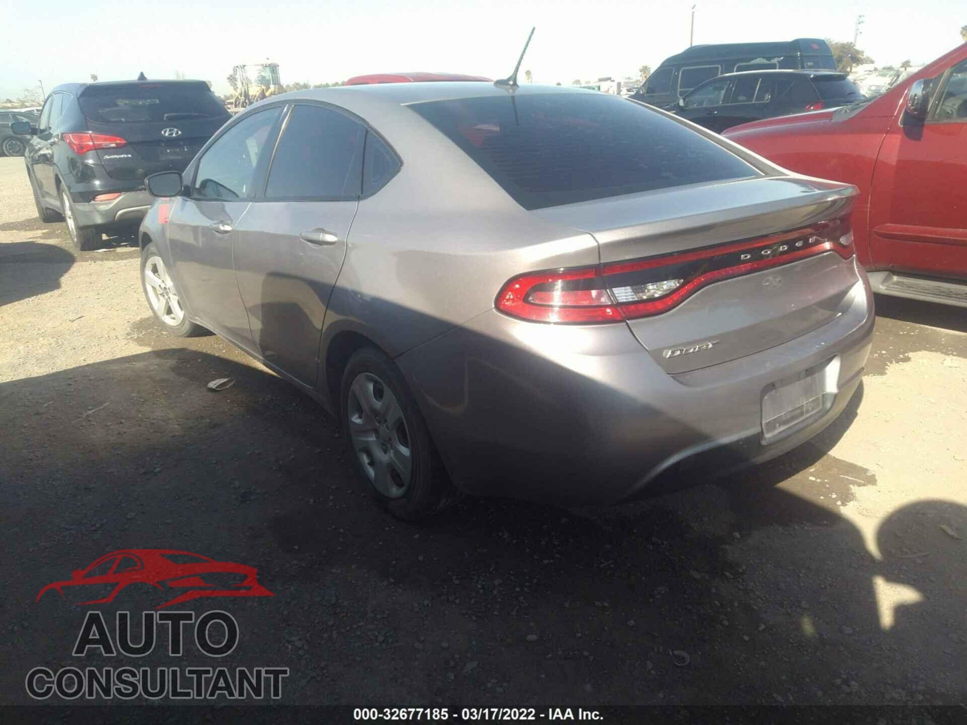 DODGE DART 2016 - 1C3CDFAA4GD504182