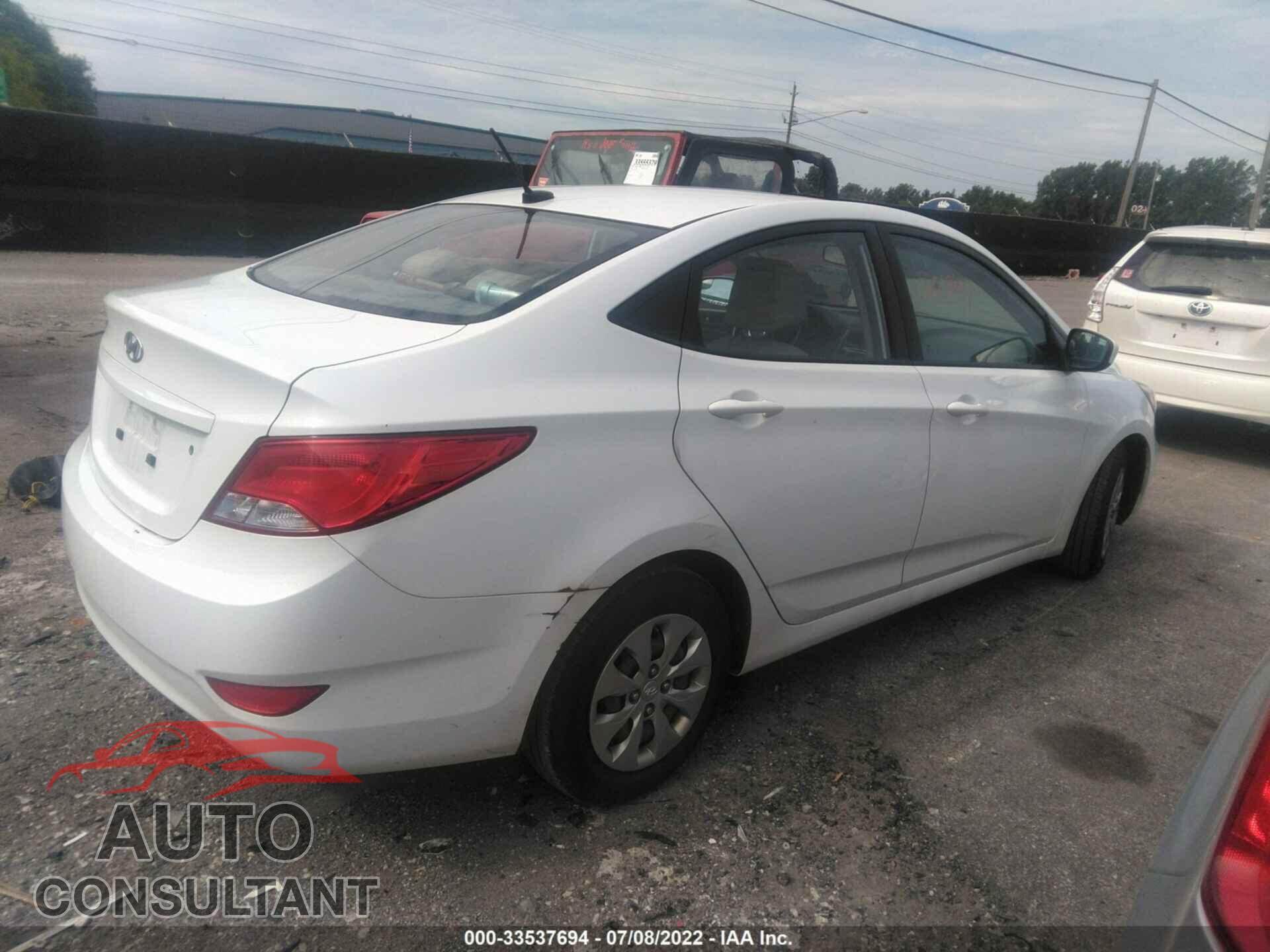 HYUNDAI ACCENT 2016 - KMHCT4AE3GU045972