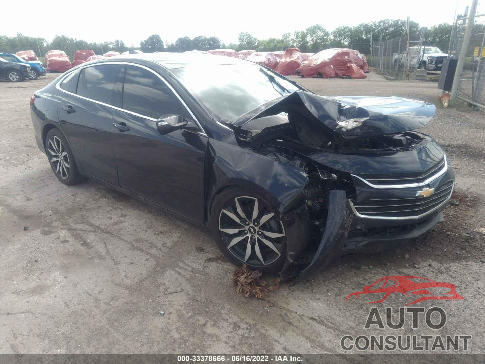 CHEVROLET MALIBU 2017 - 1G1ZE5ST7HF262788