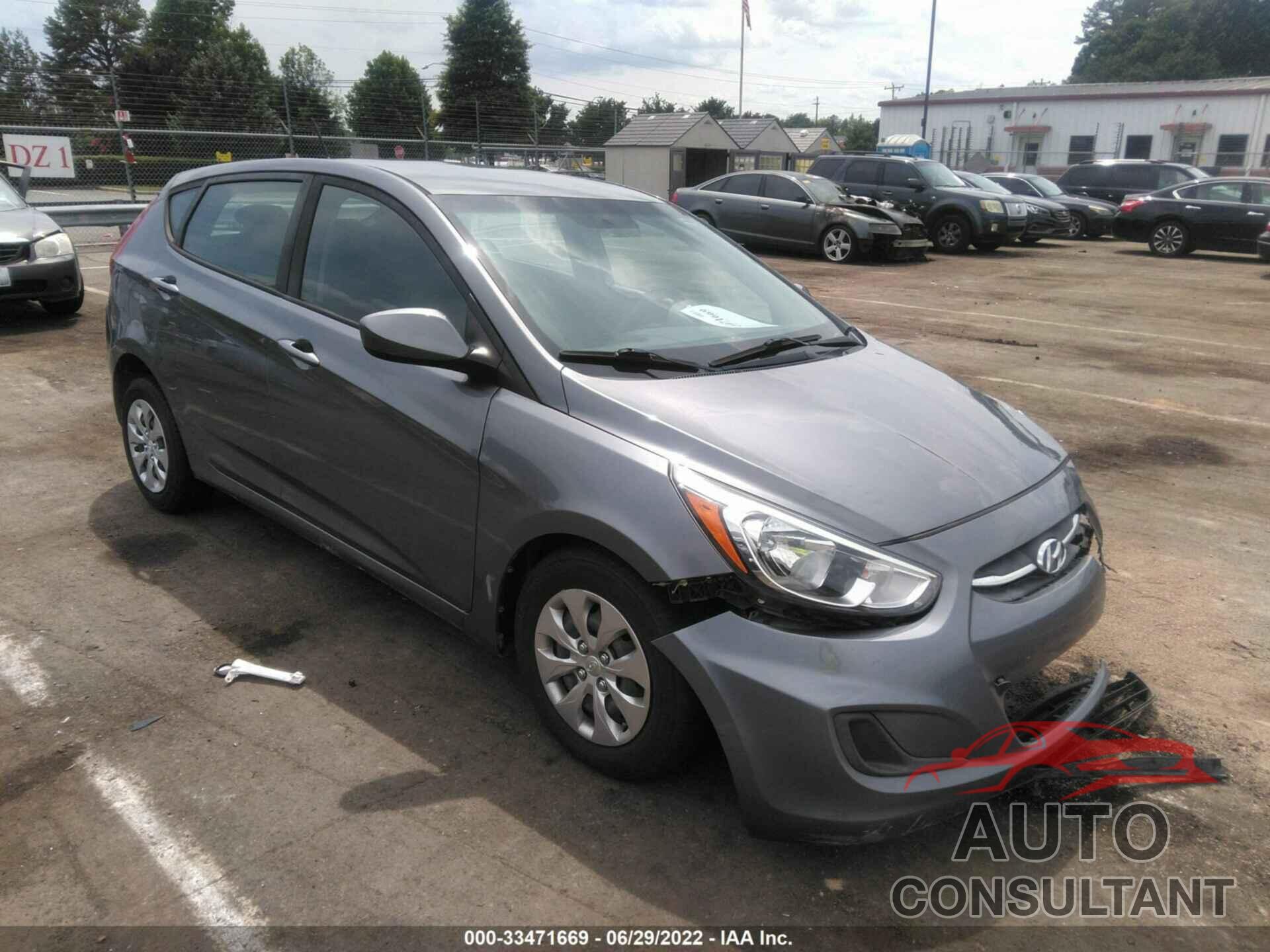 HYUNDAI ACCENT 2017 - KMHCT5AE4HU341798