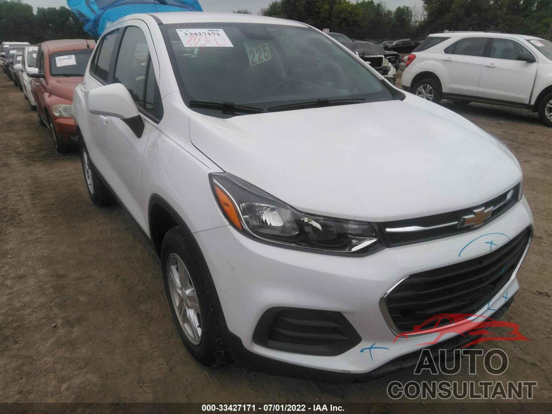 CHEVROLET TRAX 2020 - KL7CJNSB2LB070238