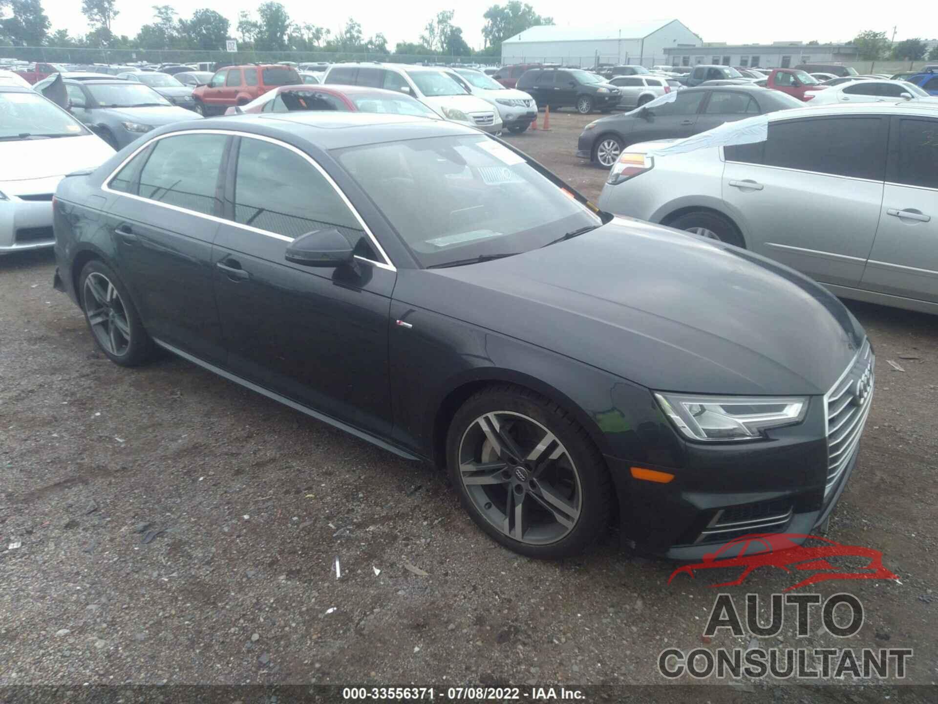 AUDI A4 2018 - WAUENAF40JN002372