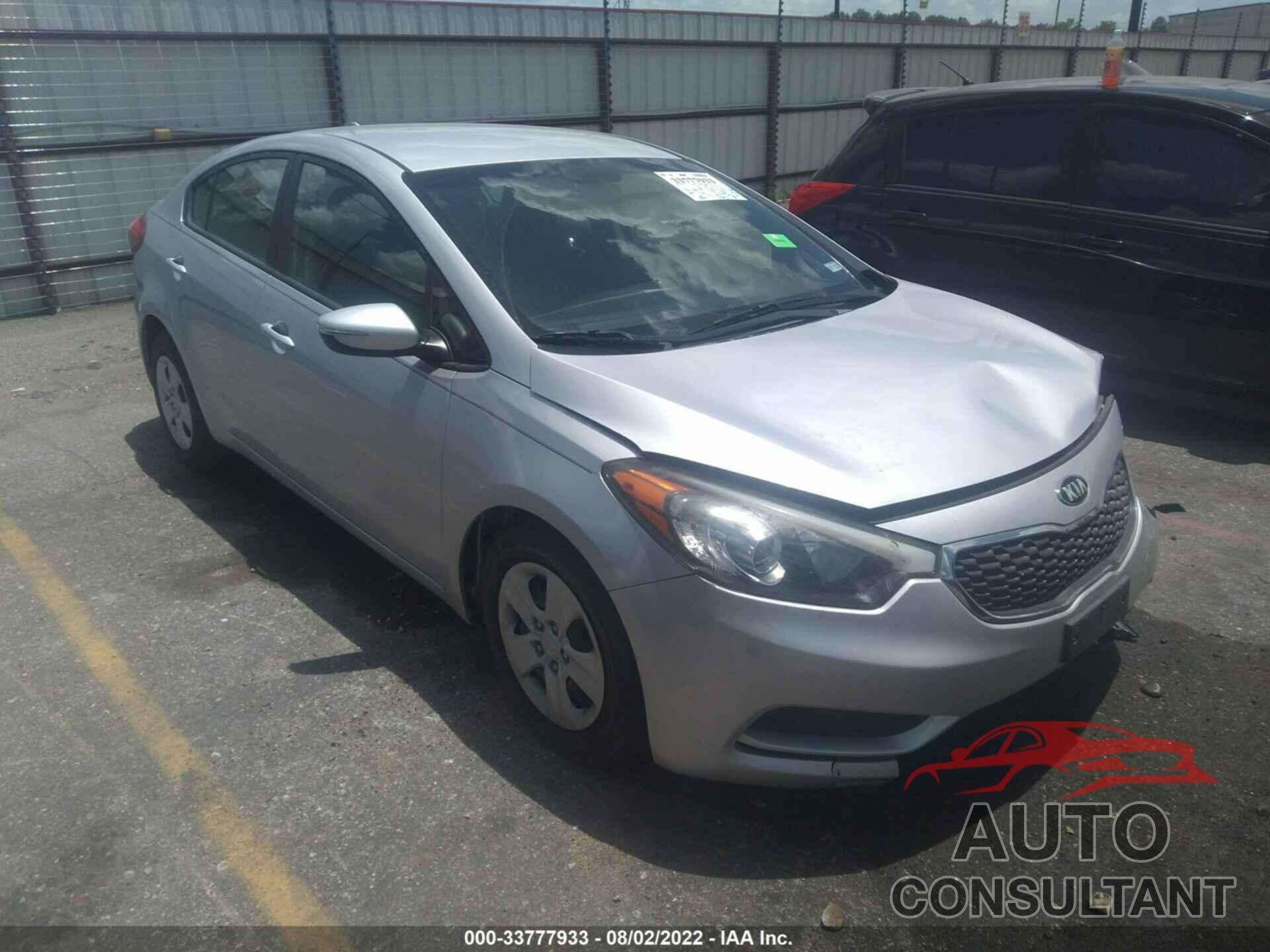 KIA FORTE 2016 - KNAFX4A62G5535079