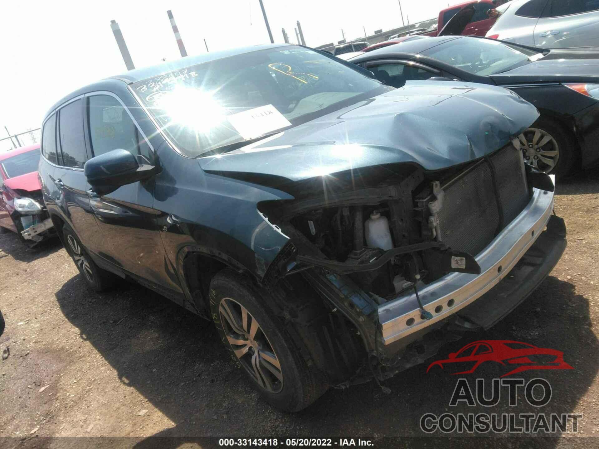 HONDA PILOT 2018 - 5FNYF6H33JB002279