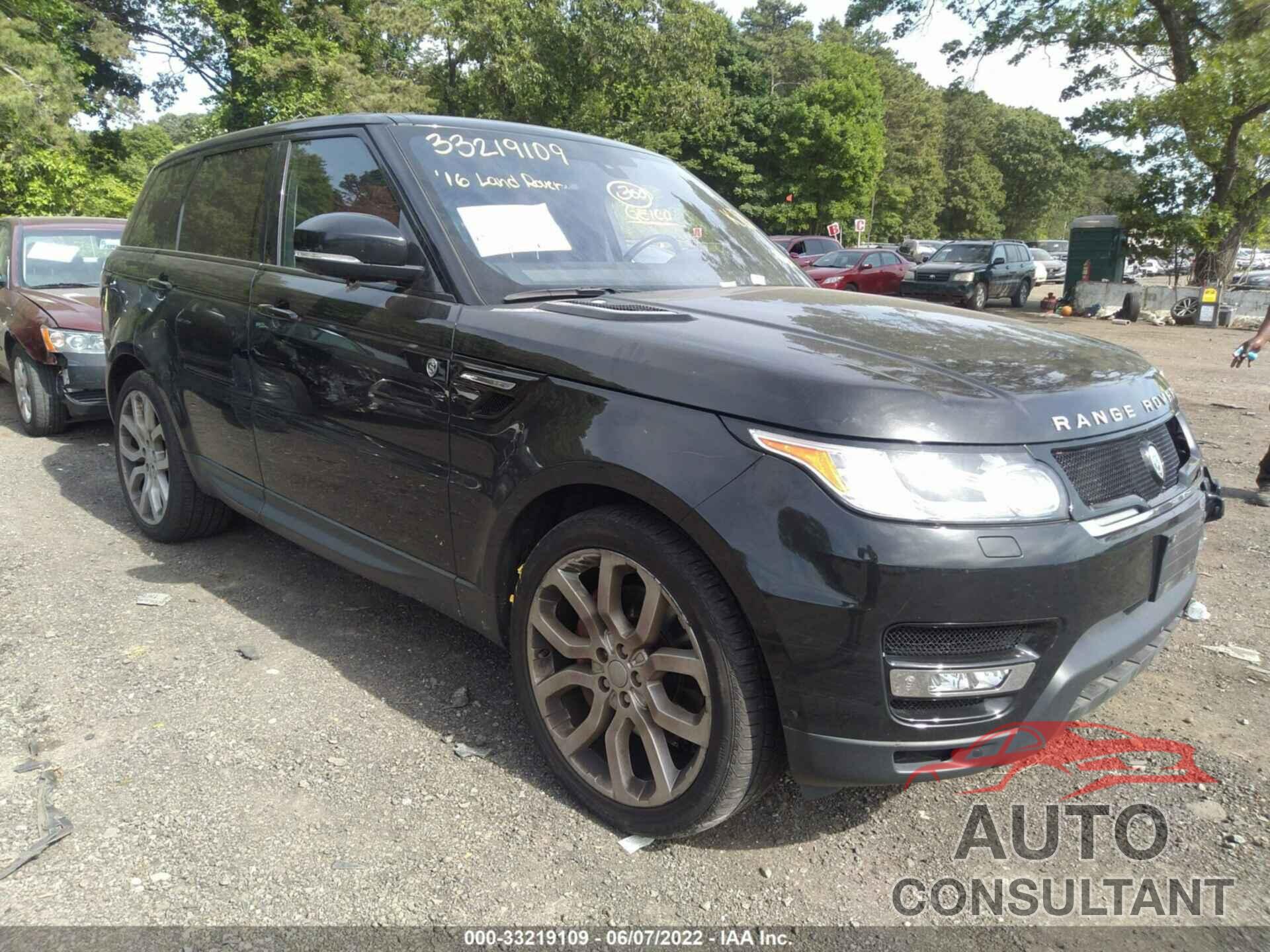 LAND ROVER RANGE ROVER SPORT 2016 - SALWR2EF3GA556289