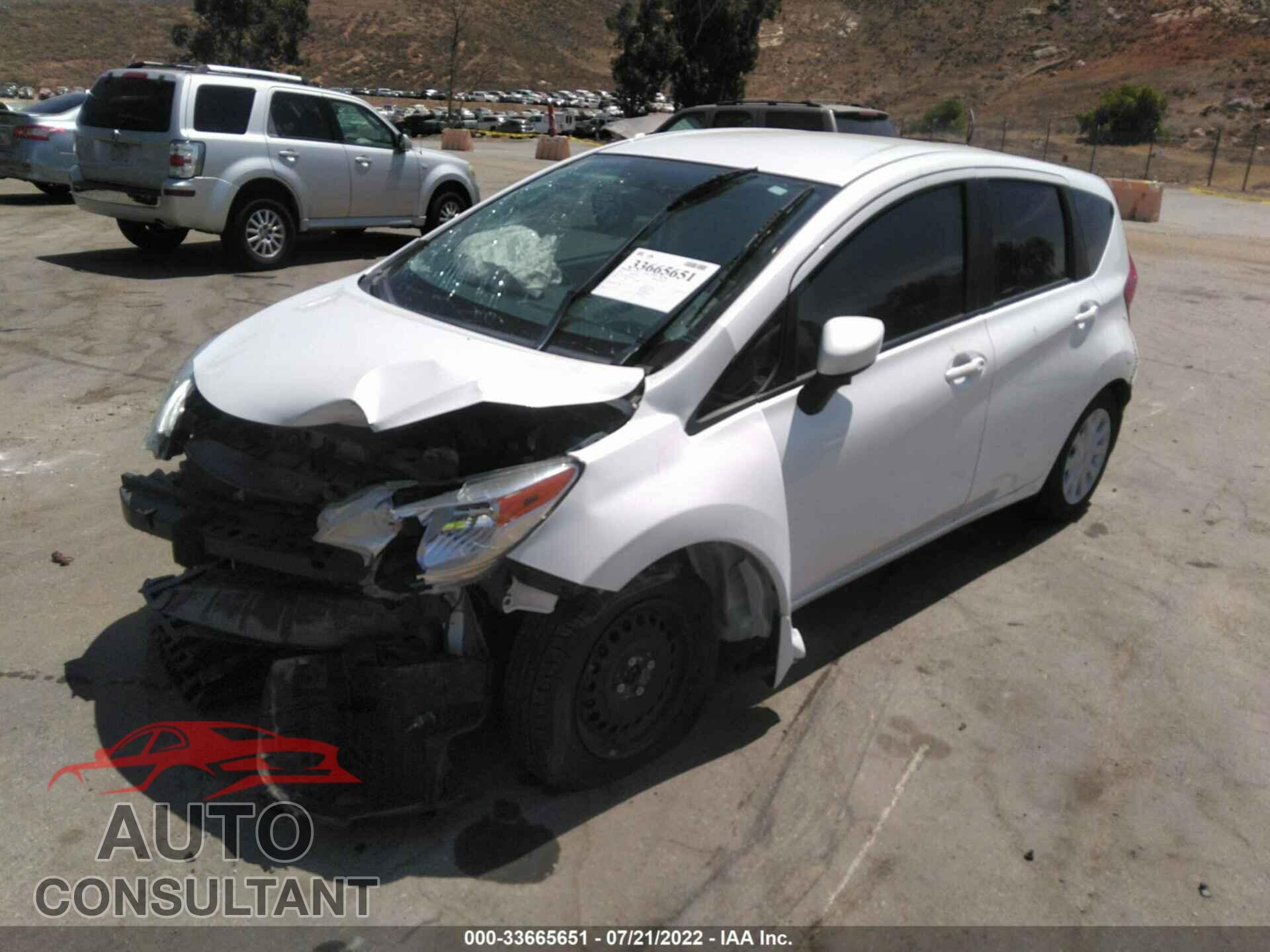 NISSAN VERSA NOTE 2016 - 3N1CE2CP3GL410021