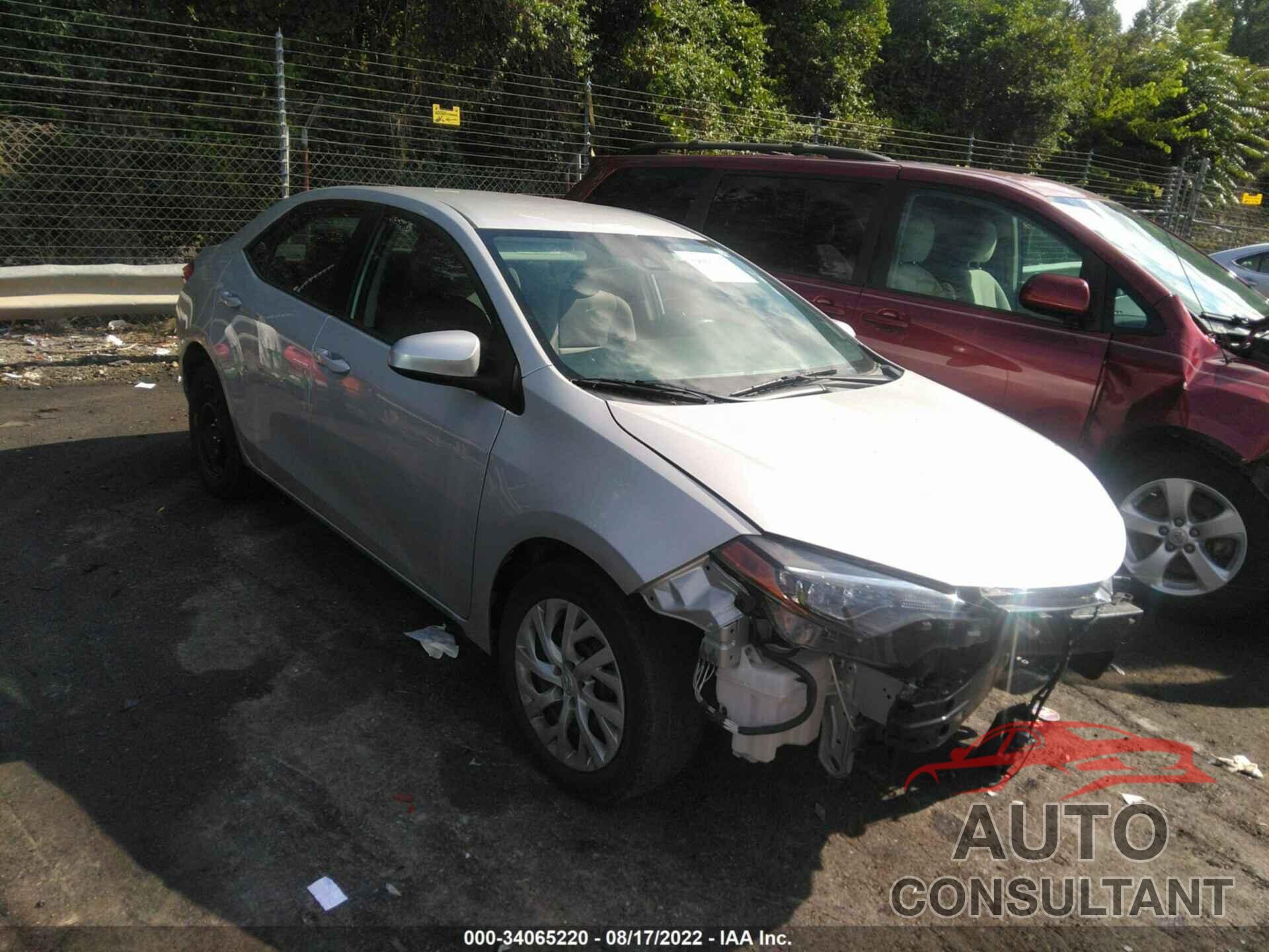 TOYOTA COROLLA 2018 - 2T1BURHE4JC055155