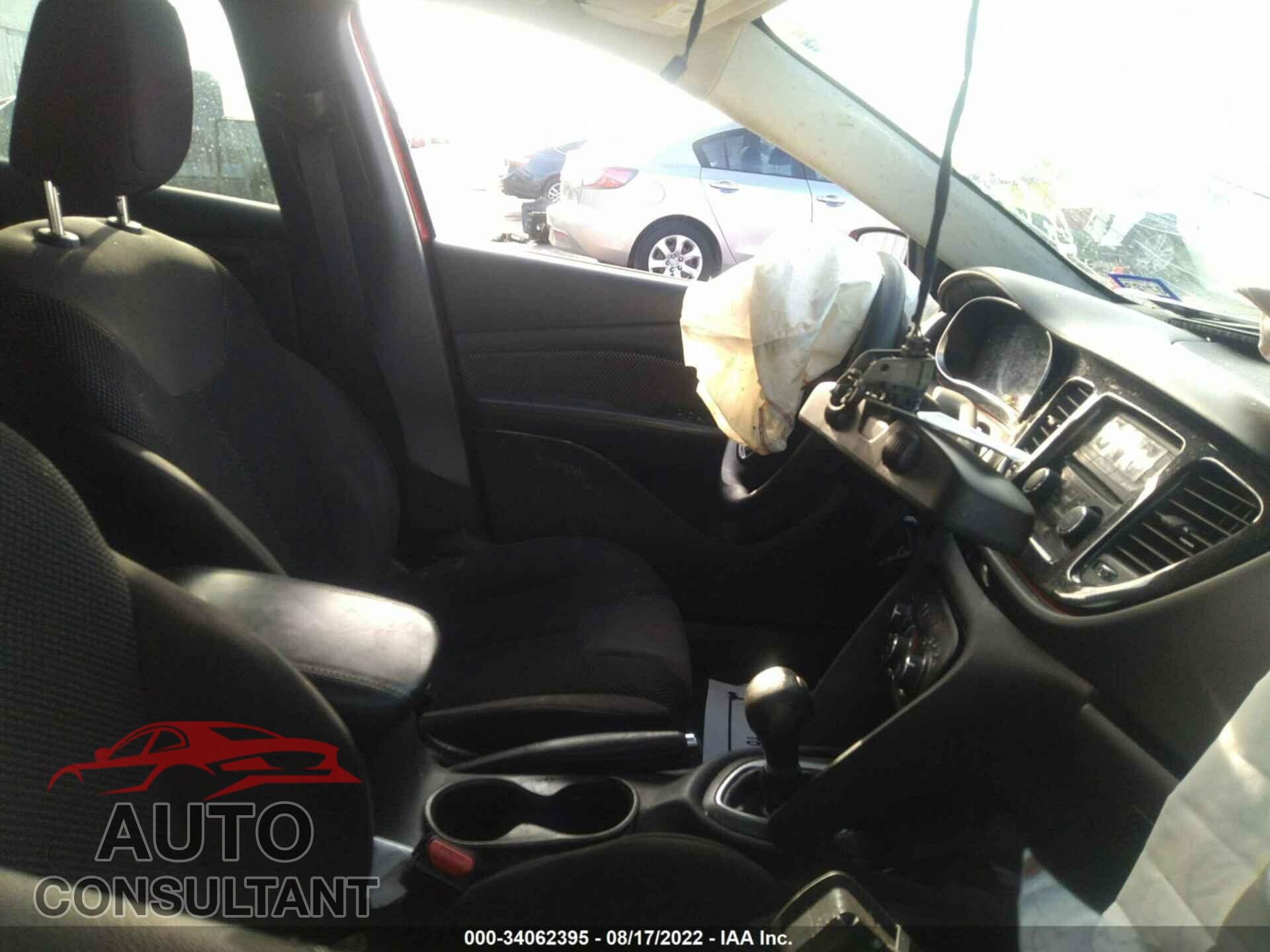 DODGE DART 2016 - 1C3CDFAA7GD750255