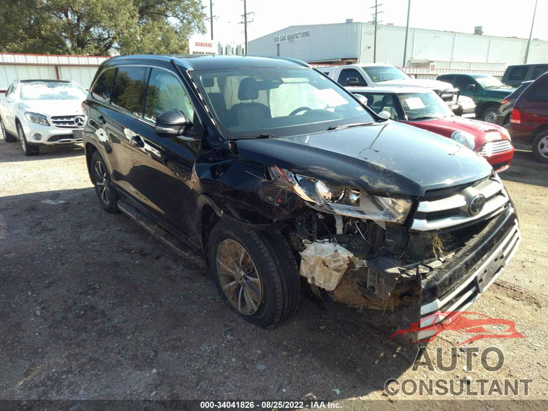 TOYOTA HIGHLANDER 2017 - 5TDKZRFH7HS193062