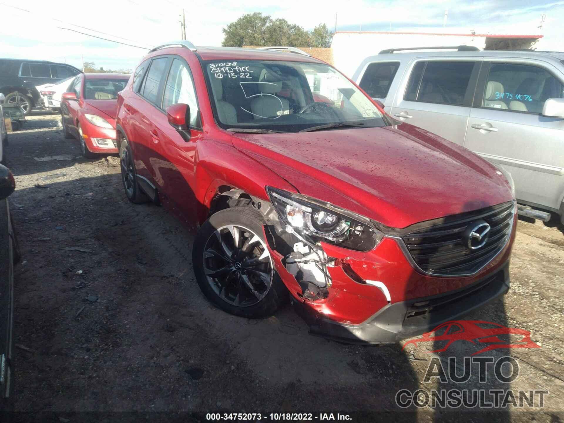 MAZDA CX-5 2016 - JM3KE2DY4G0780429