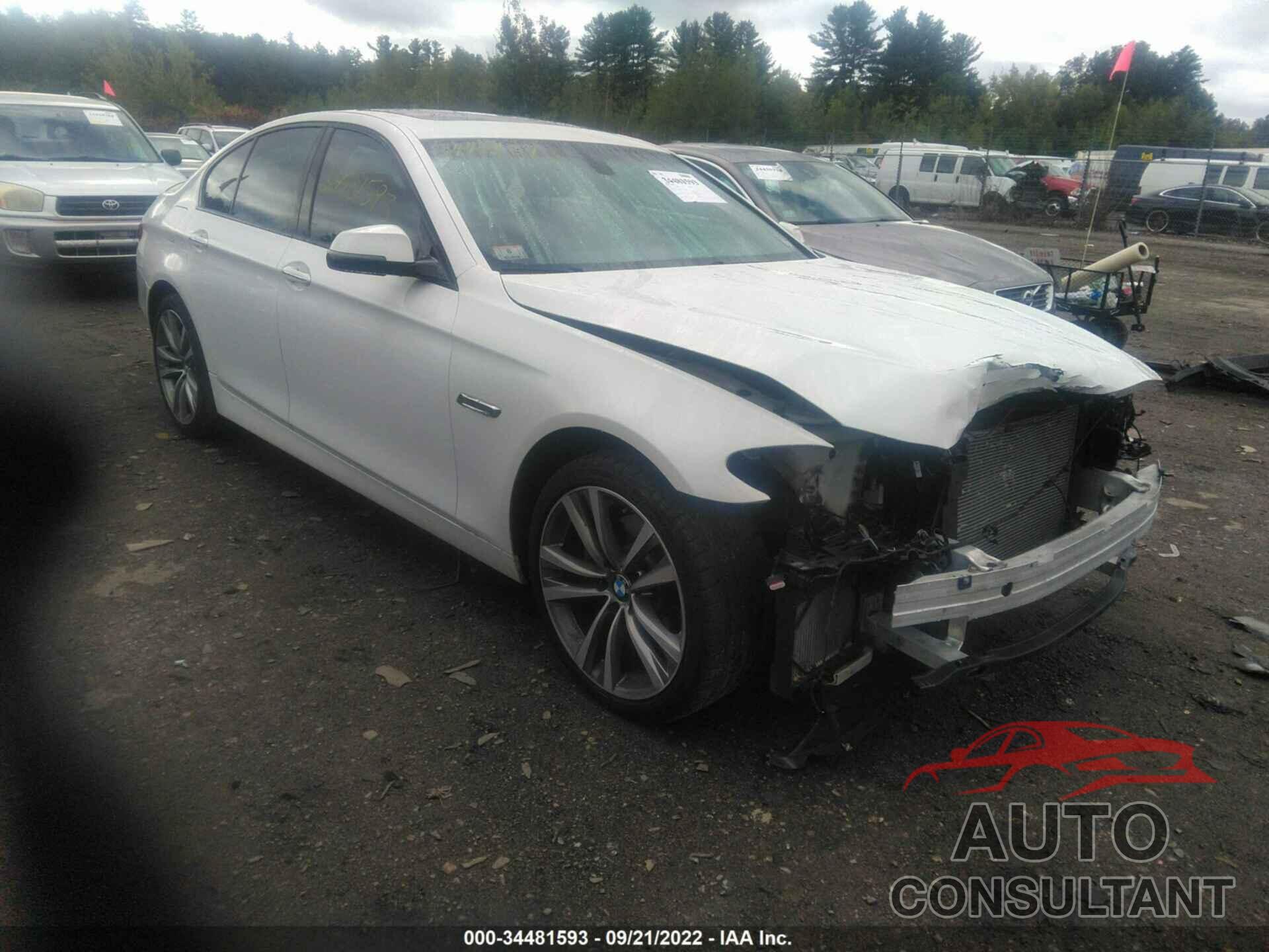 BMW 5 SERIES 2016 - WBA5A7C53GG644139