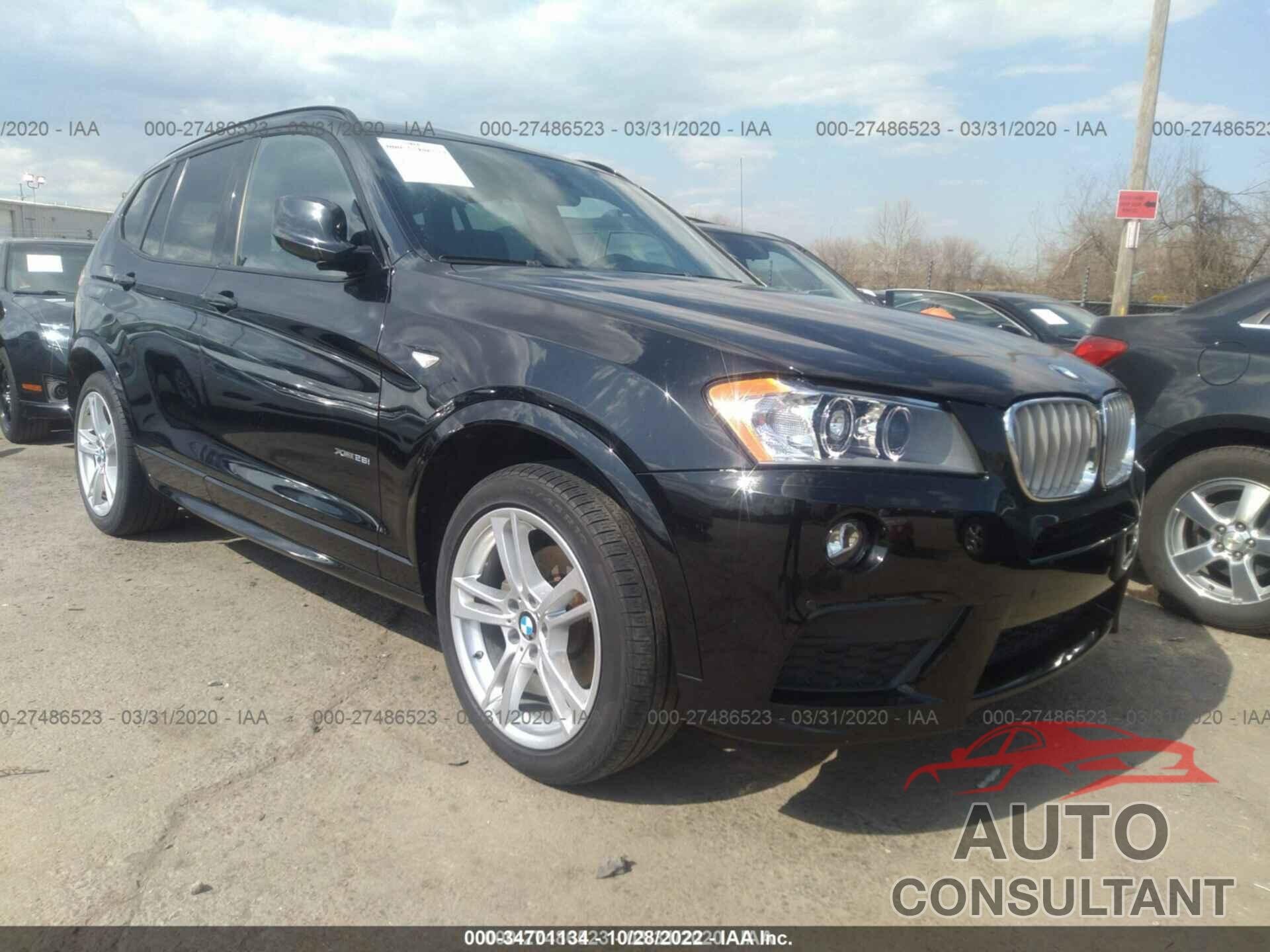 BMW X3 2013 - 5UXWX9C52D0A29895