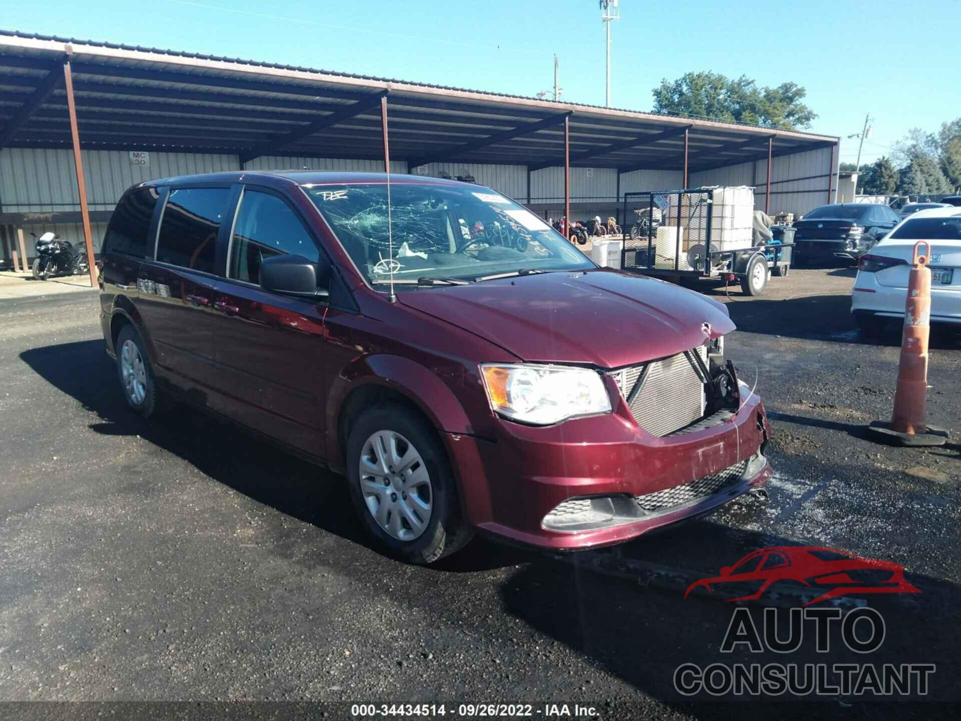 DODGE GRAND CARAVAN 2017 - 2C4RDGBG9HR636433