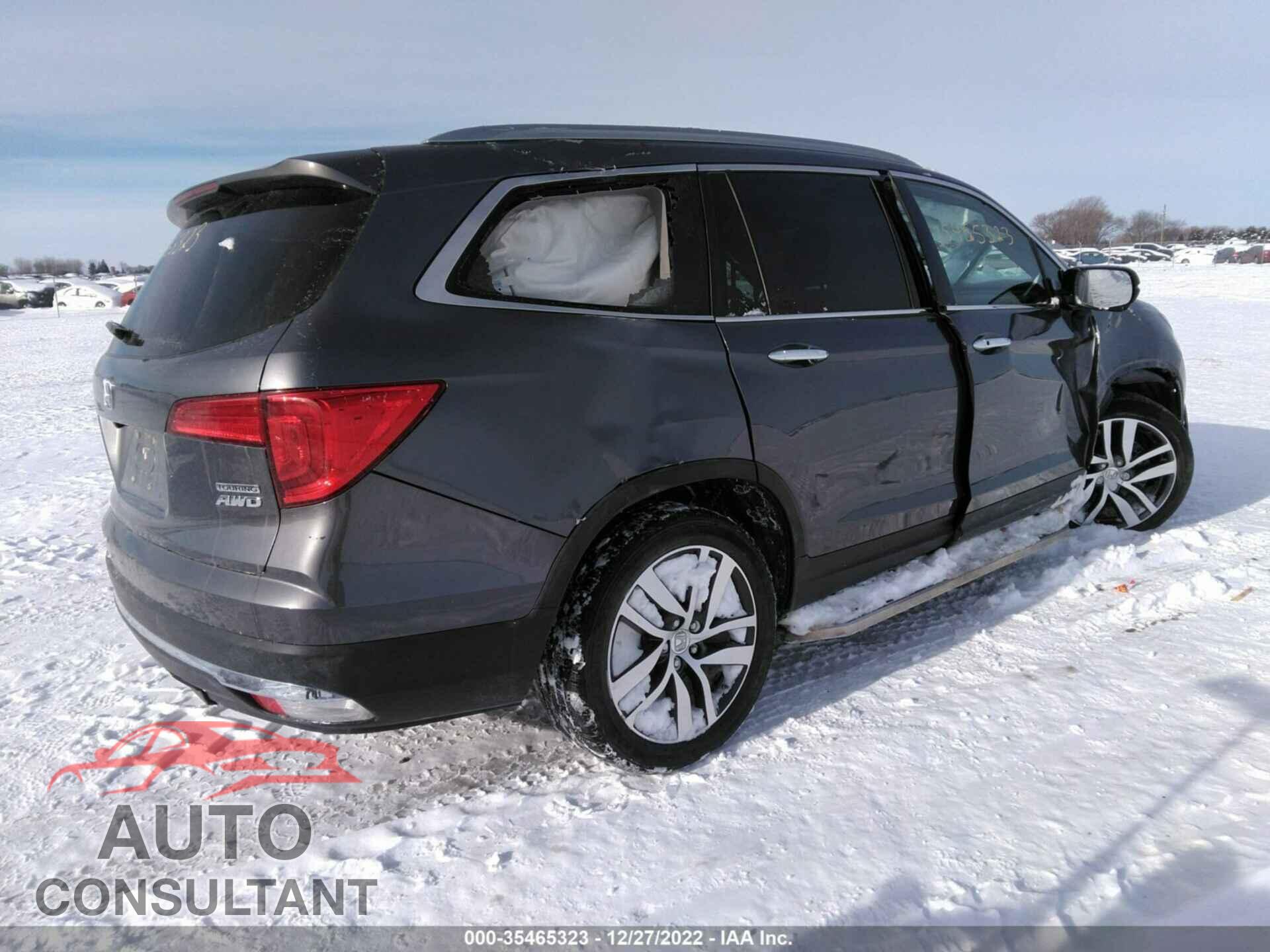 HONDA PILOT 2017 - 5FNYF6H9XHB019269