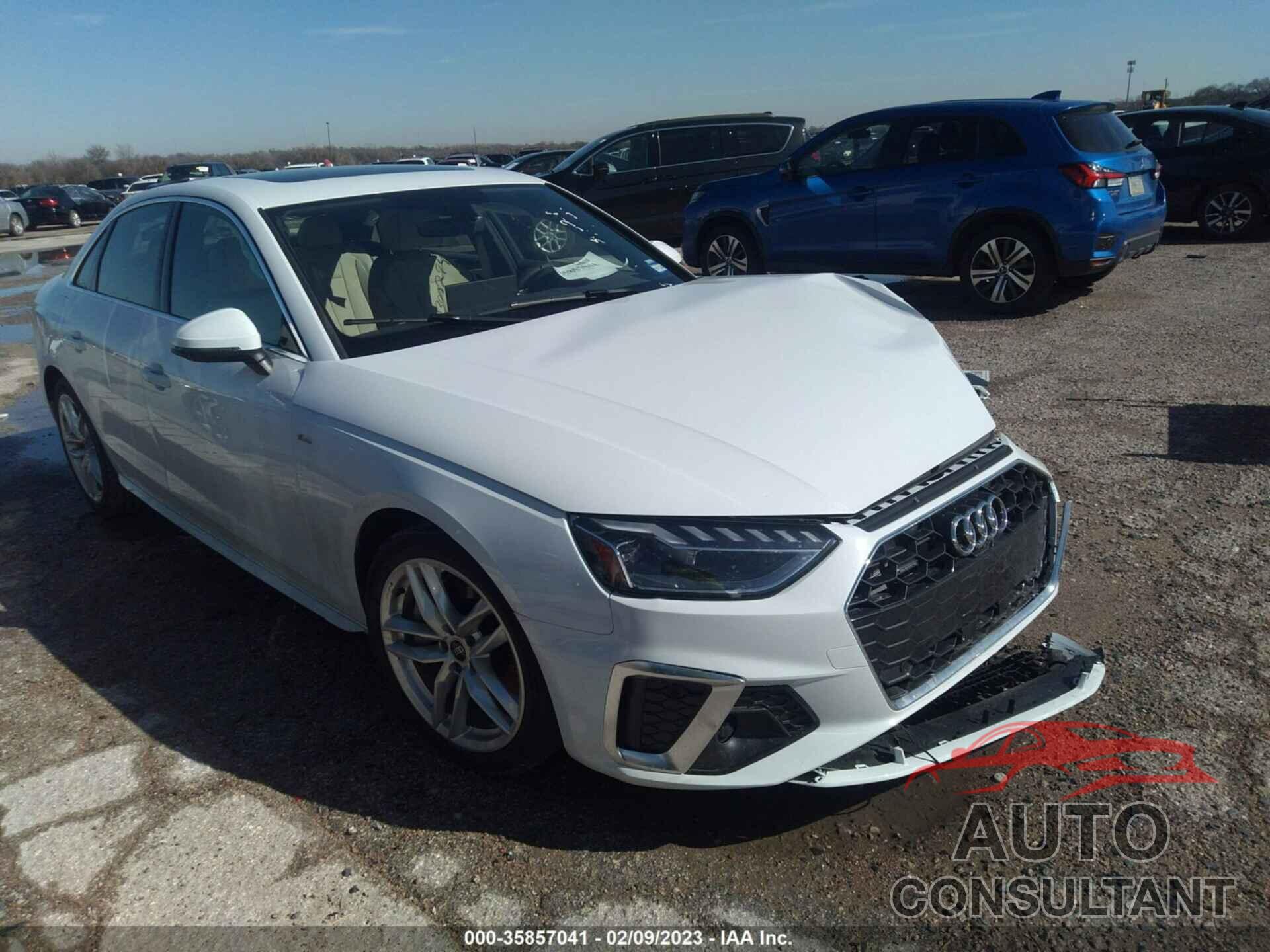 AUDI A4 SEDAN 2023 - WAUEAAF40PN006409