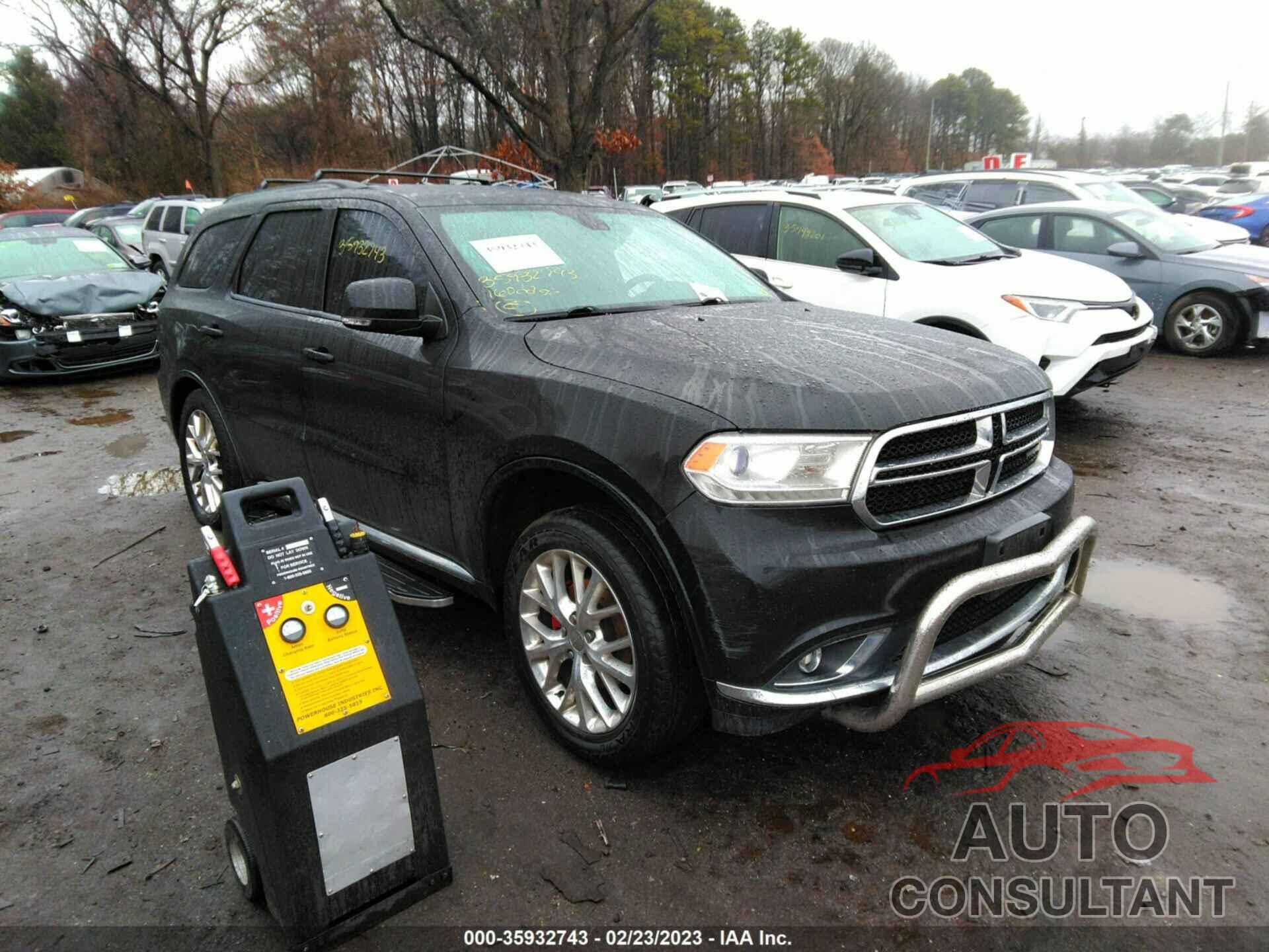 DODGE DURANGO 2016 - 1C4RDJDG7GC362876