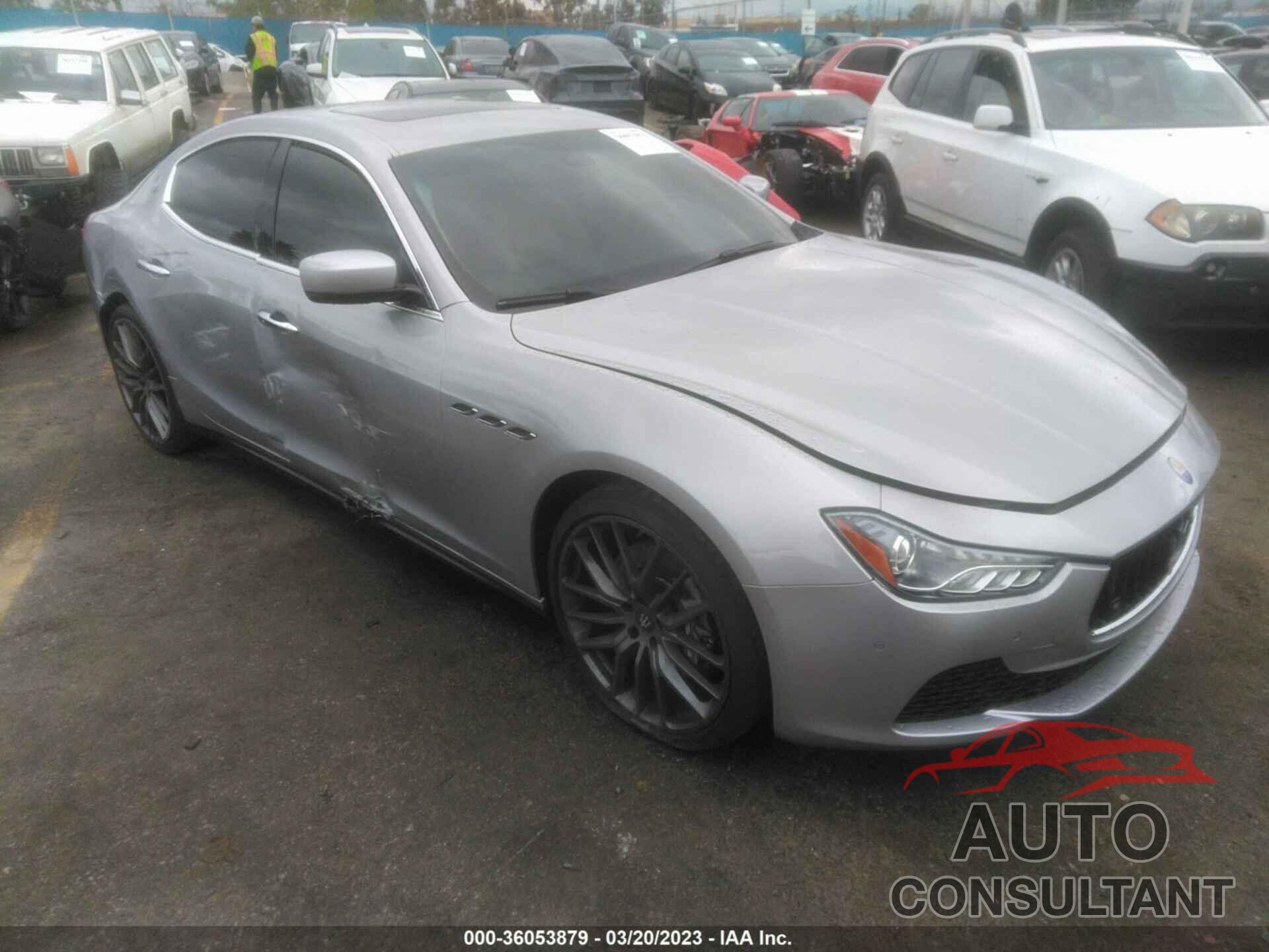 MASERATI GHIBLI 2015 - ZAM57RTA6F1130082