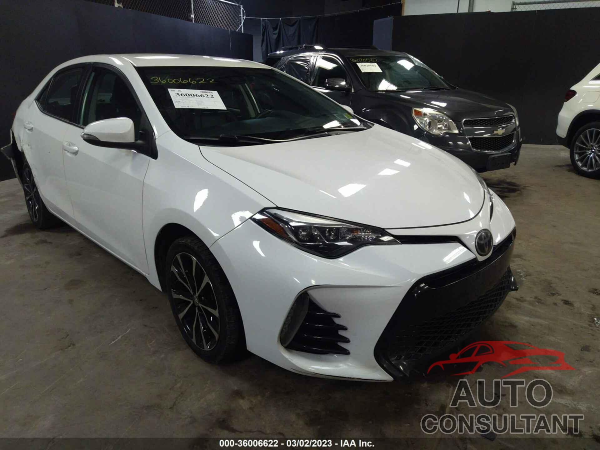TOYOTA COROLLA 2017 - 5YFBURHE4HP584583