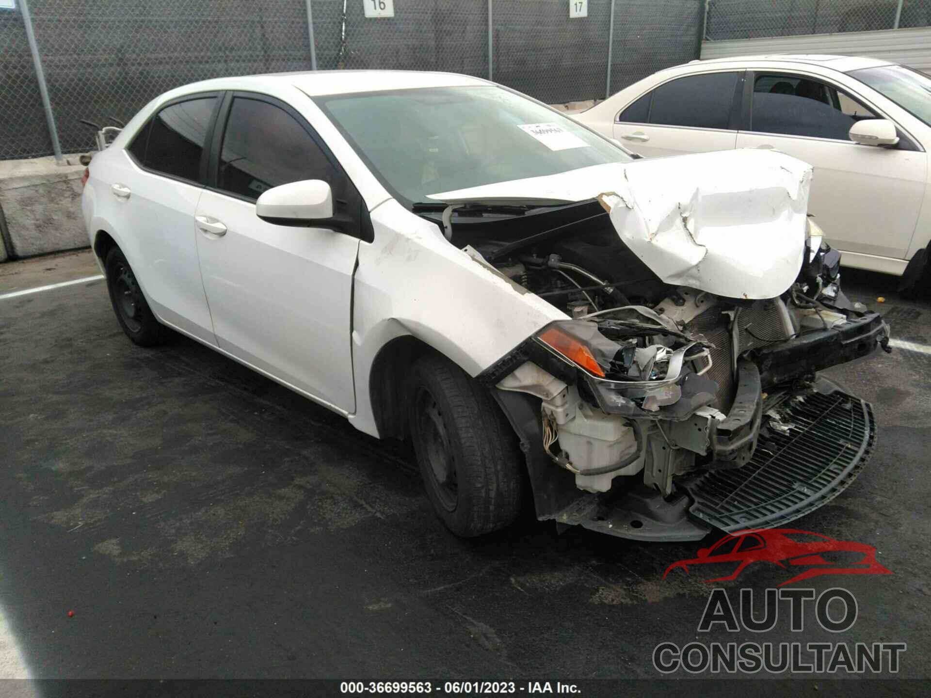 TOYOTA COROLLA 2015 - 5YFBURHE1FP204385