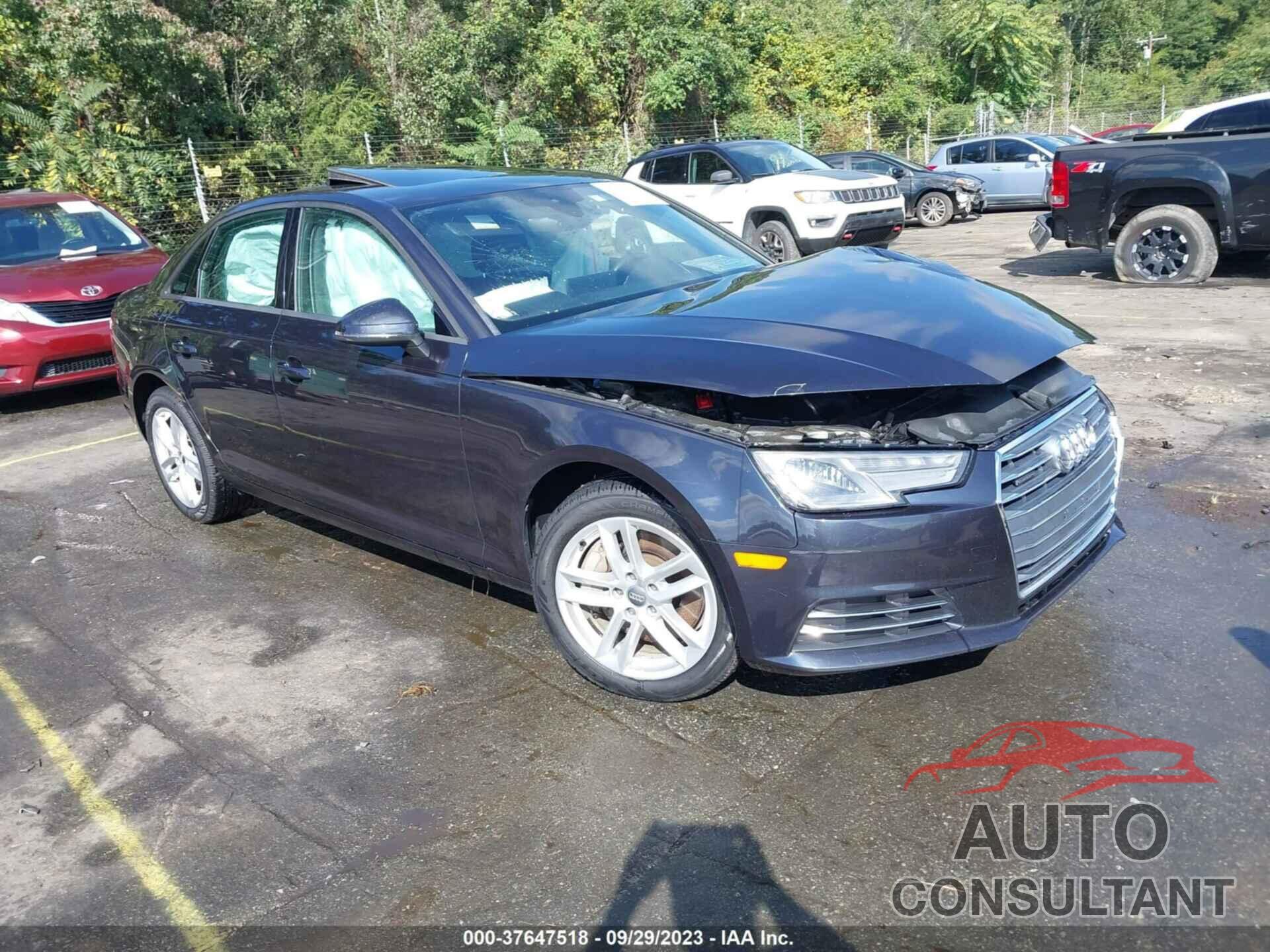 AUDI A4 2017 - WAUANAF43HN029509