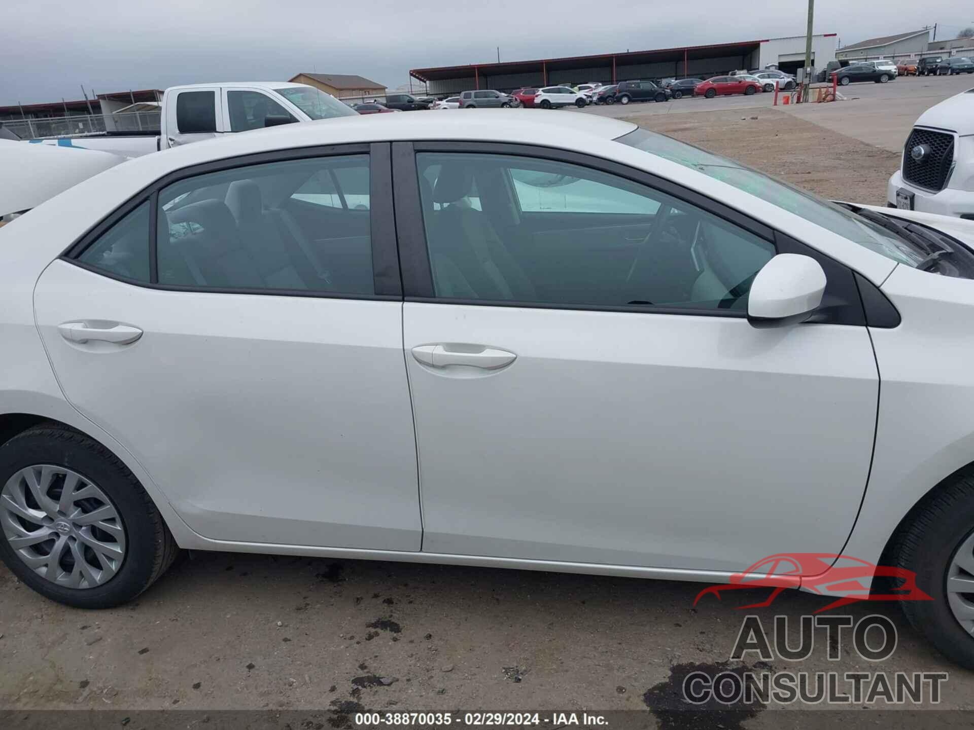 TOYOTA COROLLA 2019 - 5YFBURHE9KP921210