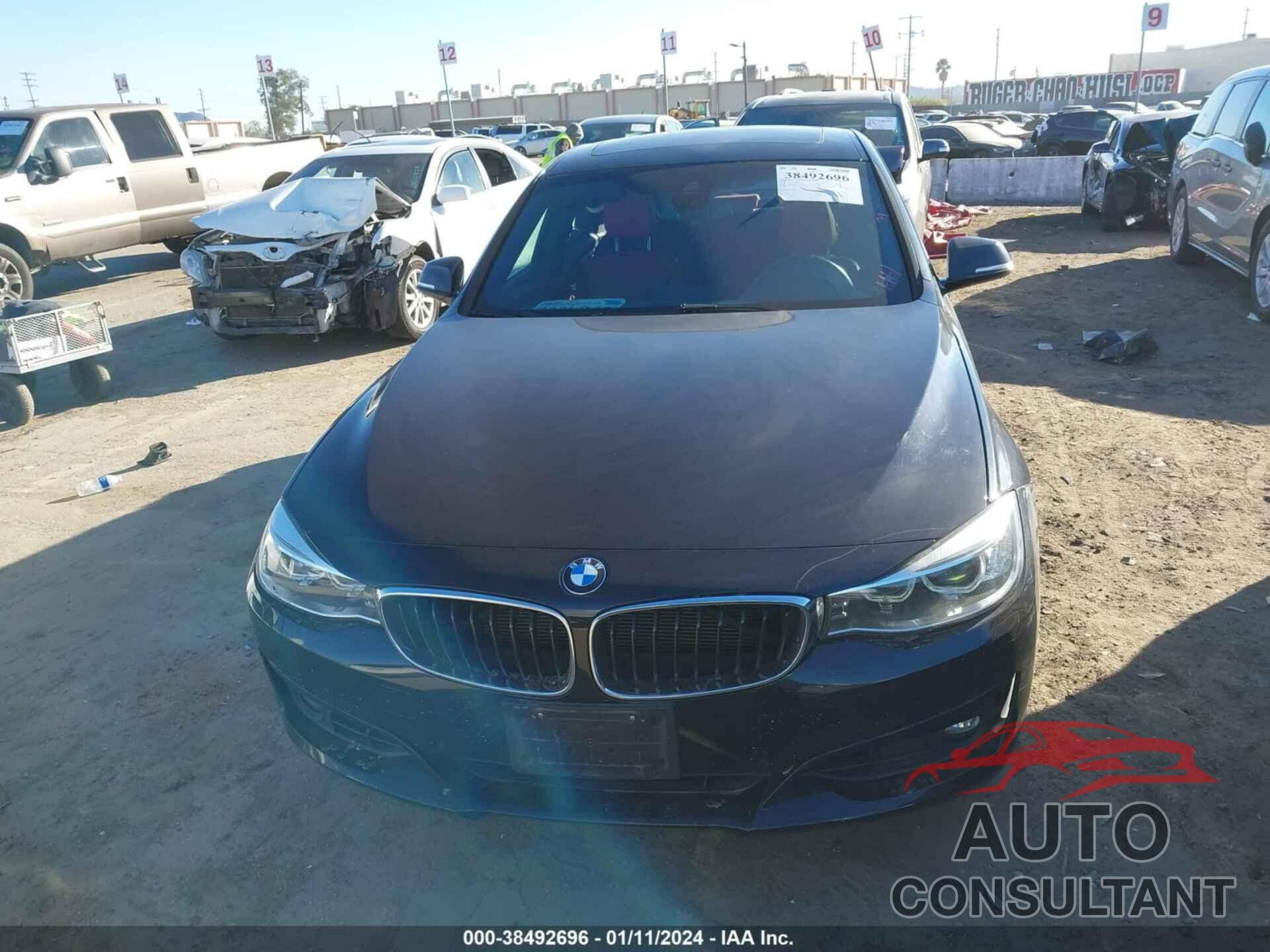 BMW 328I GRAN TURISMO 2016 - WBA8Z5C52GGS38220