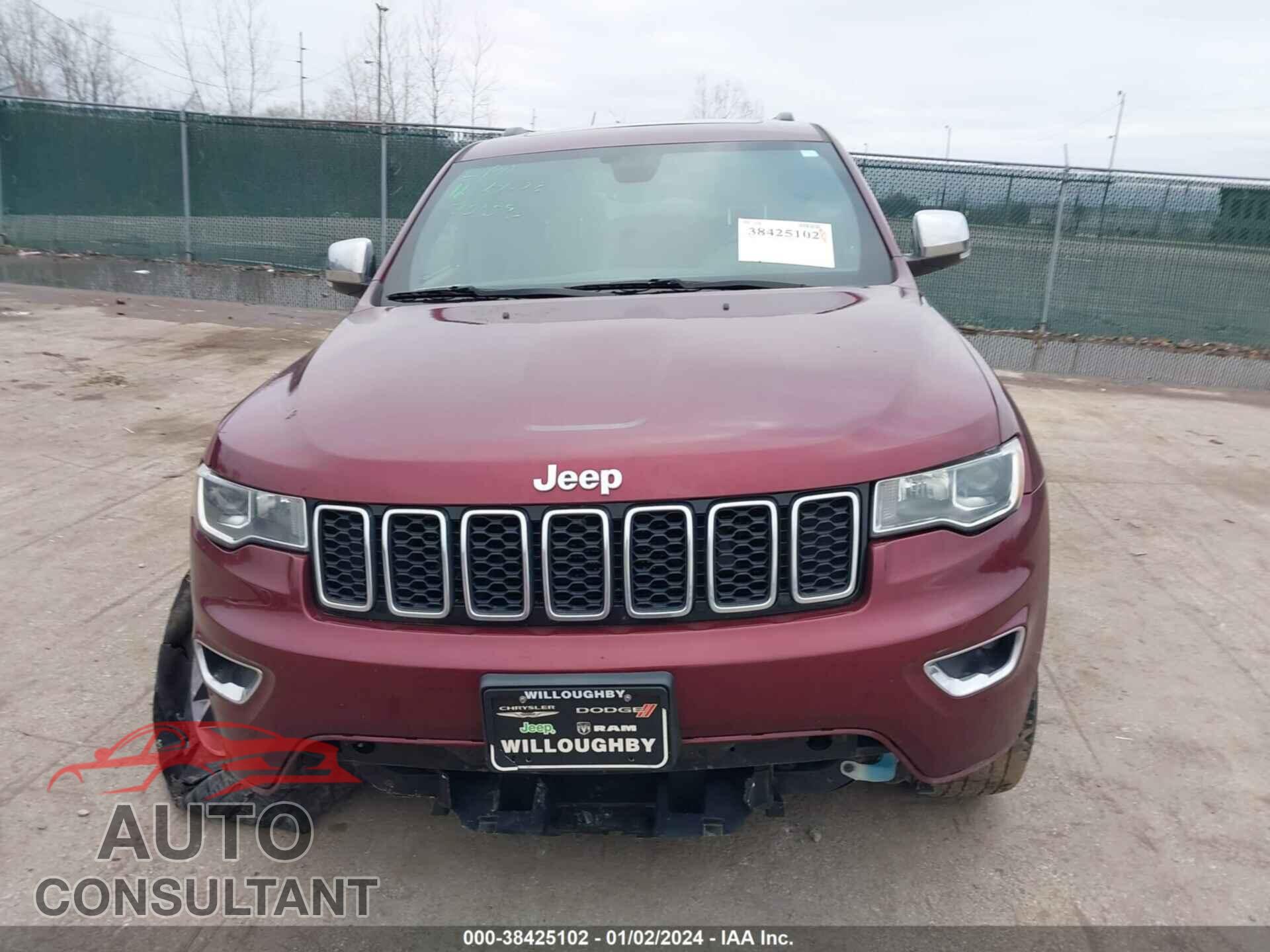 JEEP GRAND CHEROKEE 2017 - 1C4RJFBG0HC818498